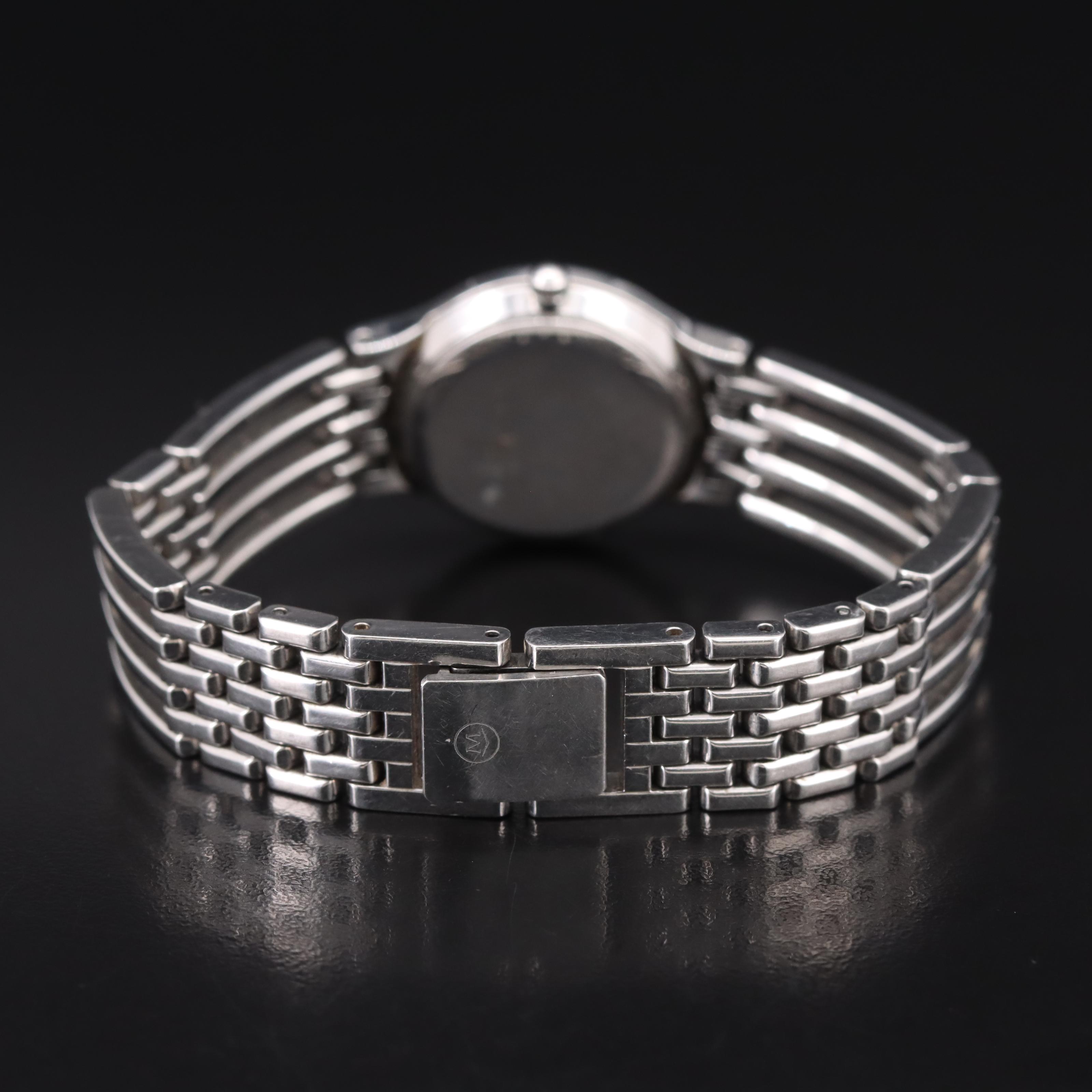 Movado Esperaneo Stainless Steel Diamond with Mother-of-Pearl Dial Watch