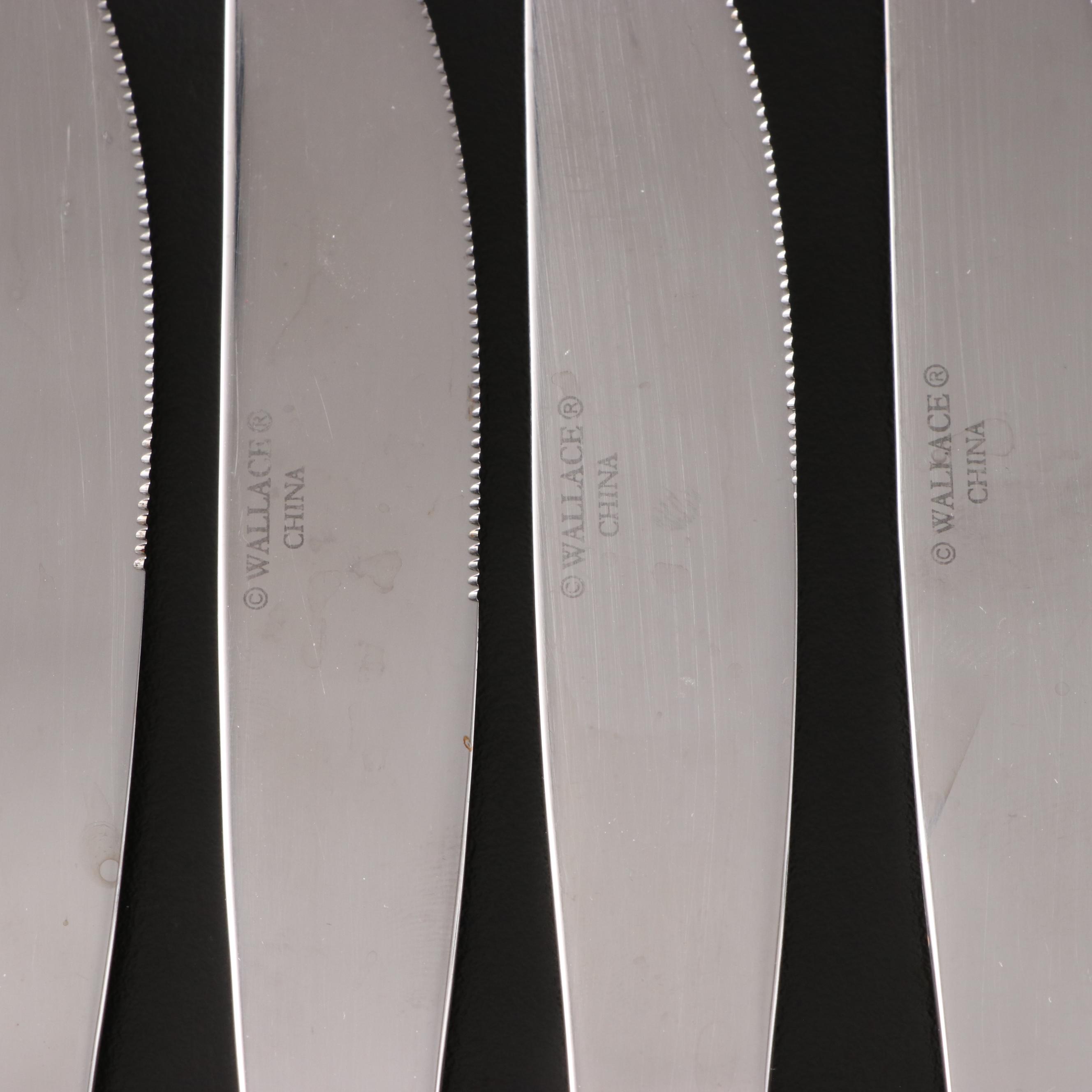 Wallace "Gold Royal Bead" Stainless Flatware Set