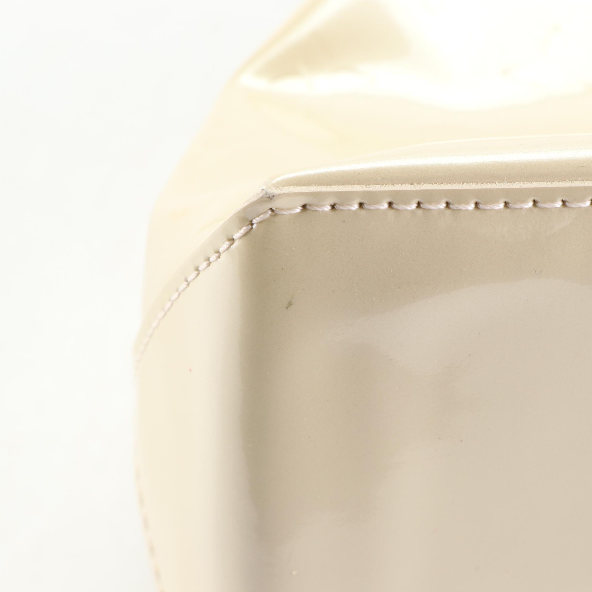 Louis Vuitton Wilshire PM Top Handle Bag in Dune Monogram Vernis