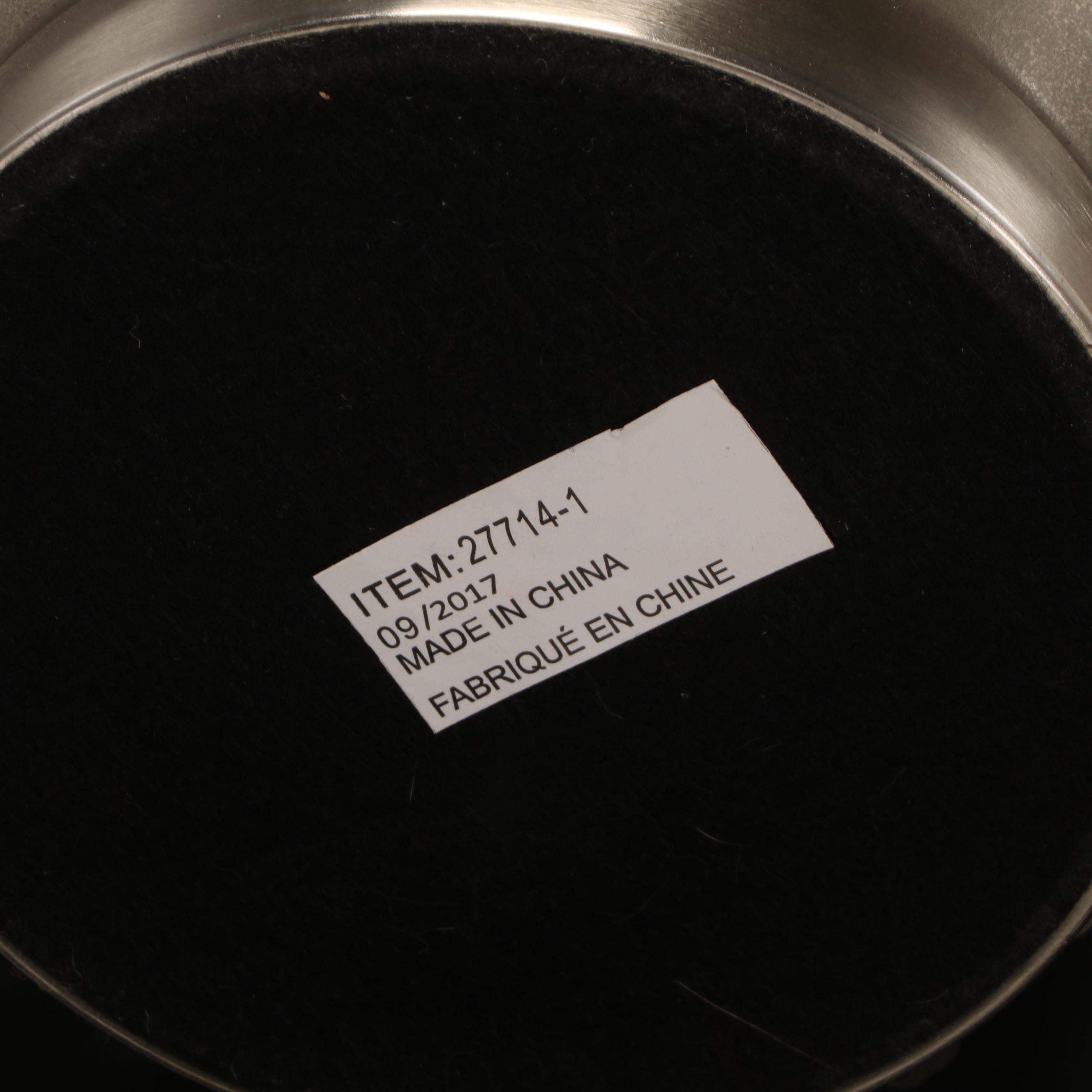 Uttermost "Cabret" White Ceramic Table Lamps With Grey Drum Shades, 2017