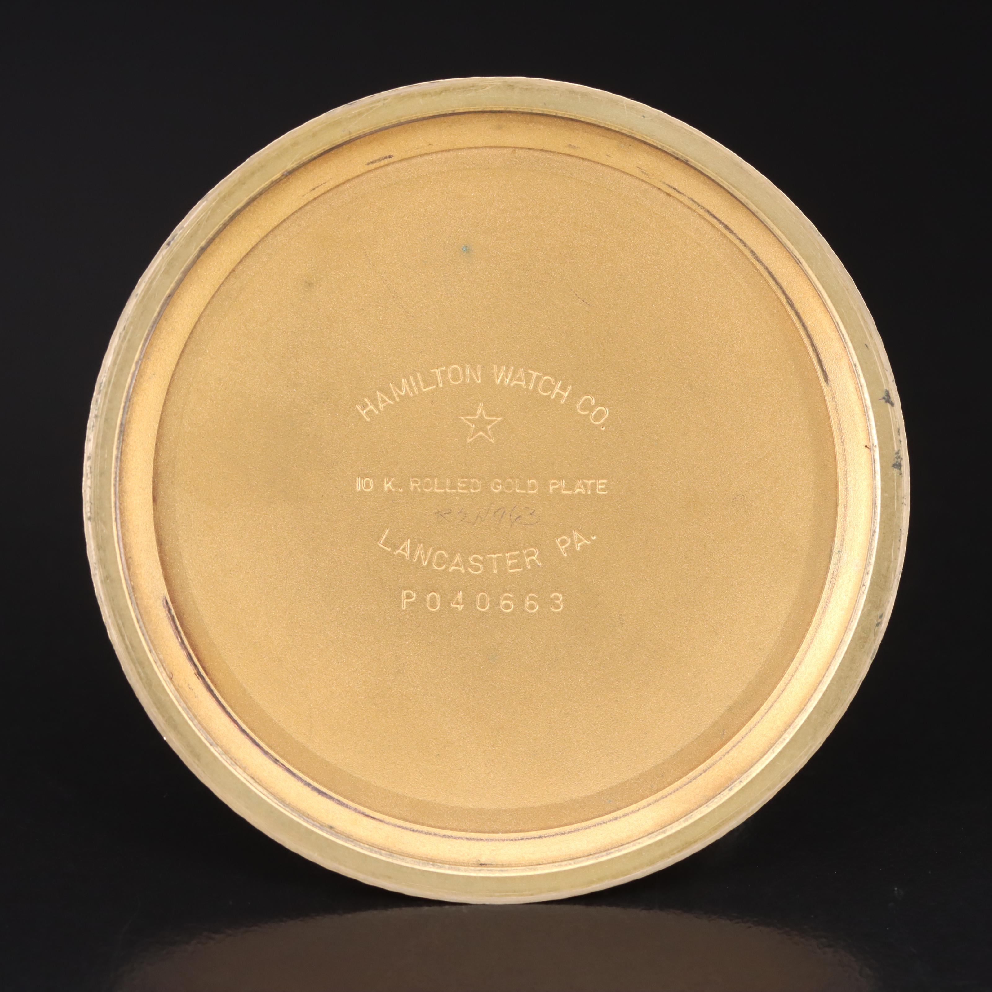 1952 Hamilton Railroad Grade 992B Pocket Watch