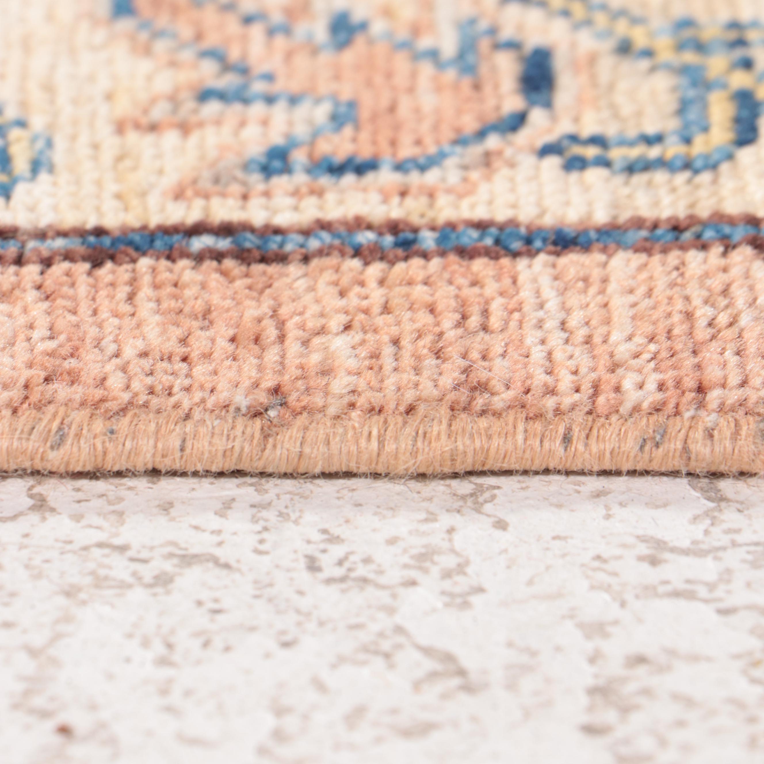 2'7 x 14'2 Hand-Knotted Indian Agra Carpet Runner