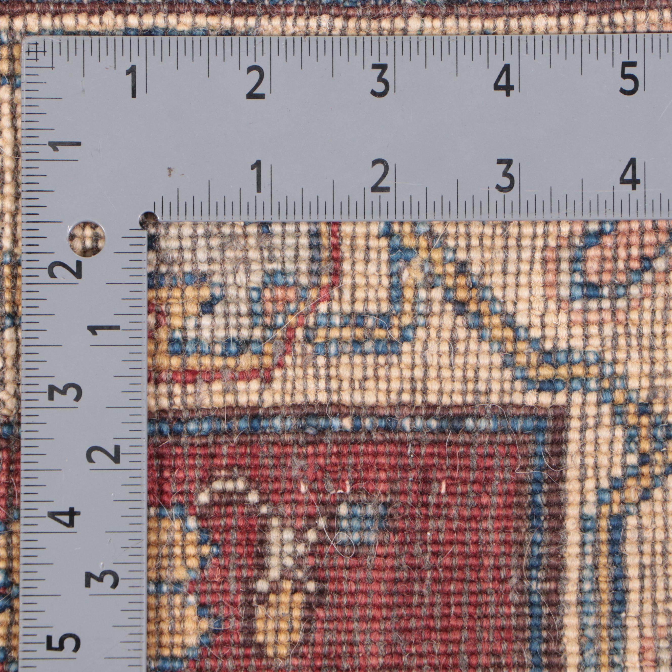 2'7 x 14'2 Hand-Knotted Indian Agra Carpet Runner