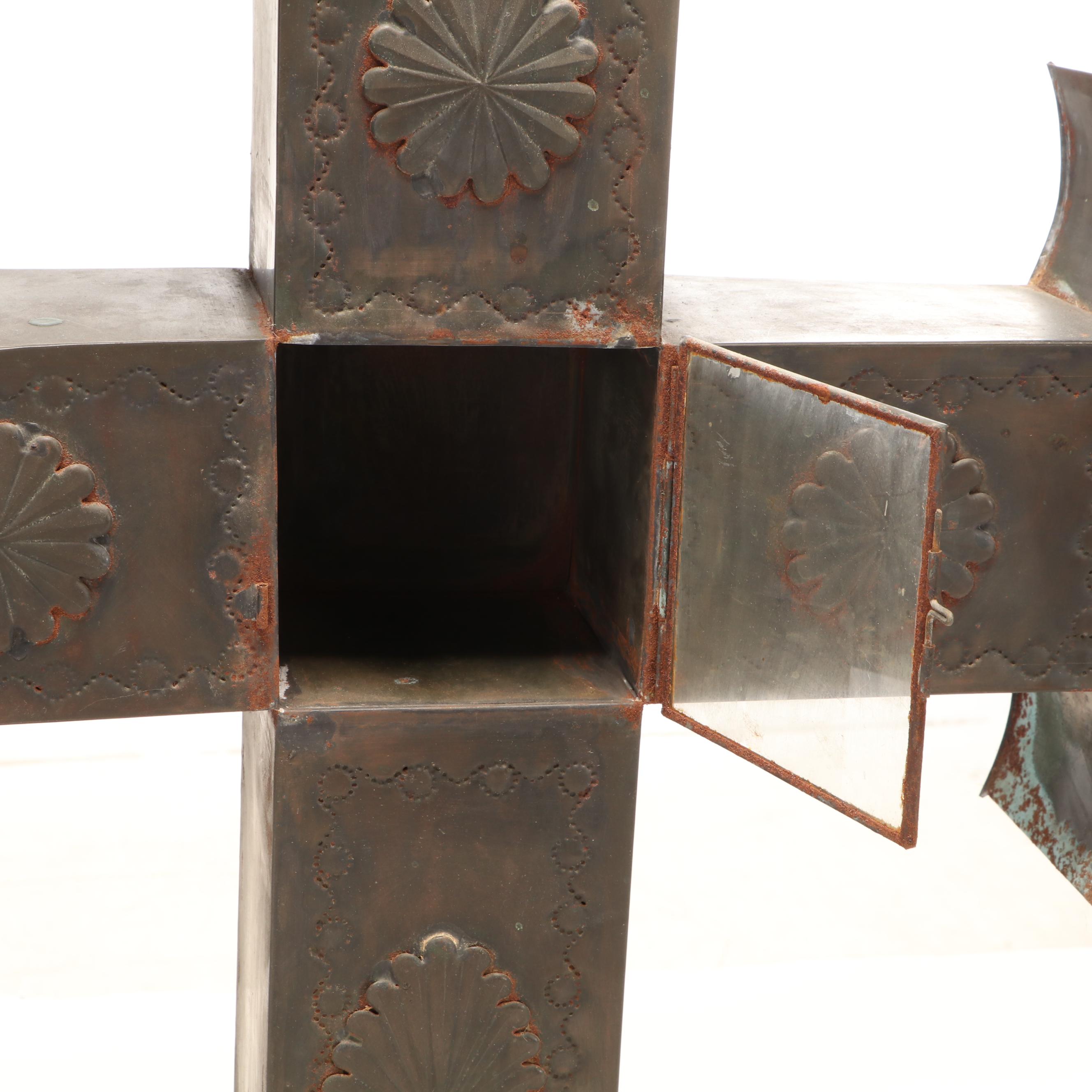 Mexican Tin Cross-Form Niche