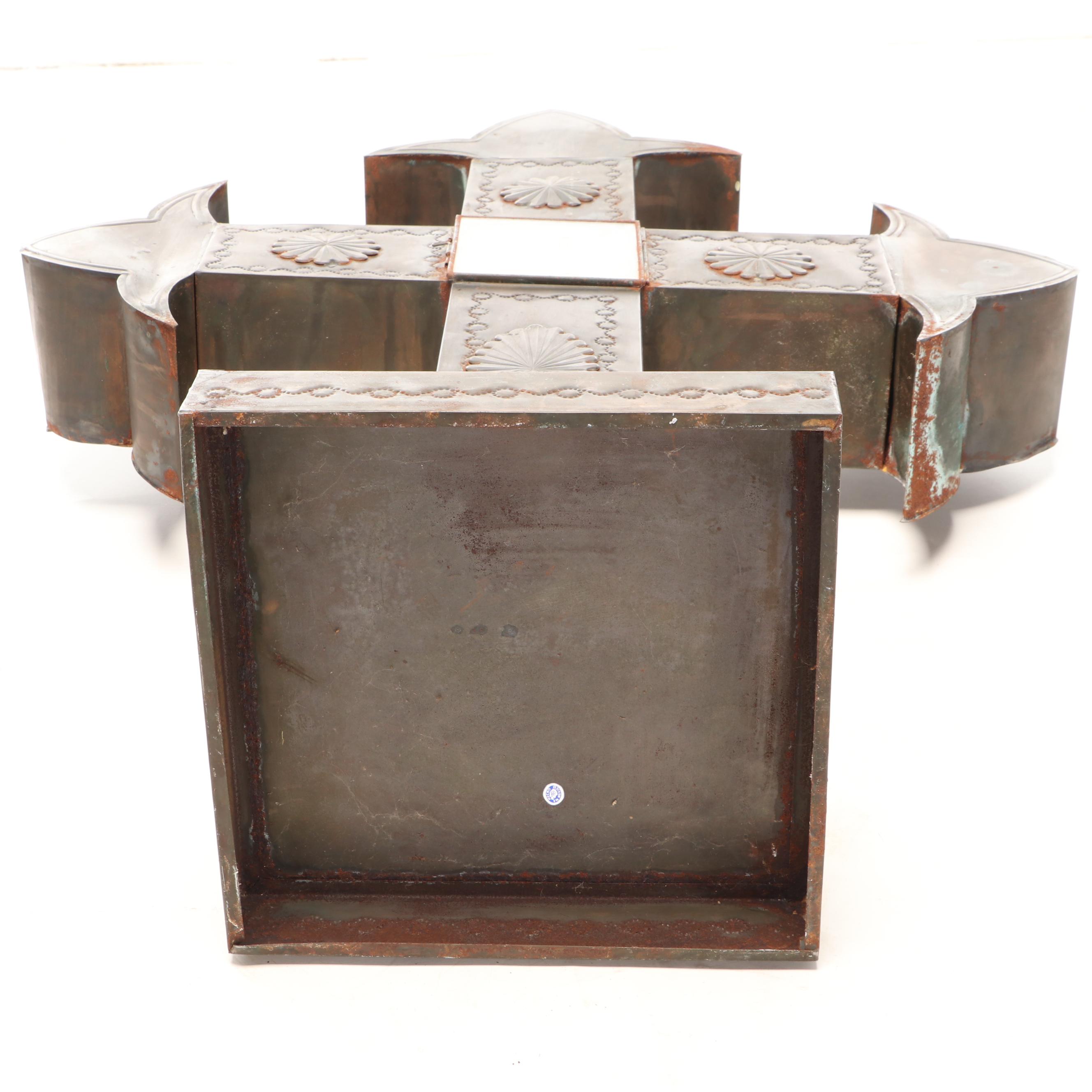 Mexican Tin Cross-Form Niche