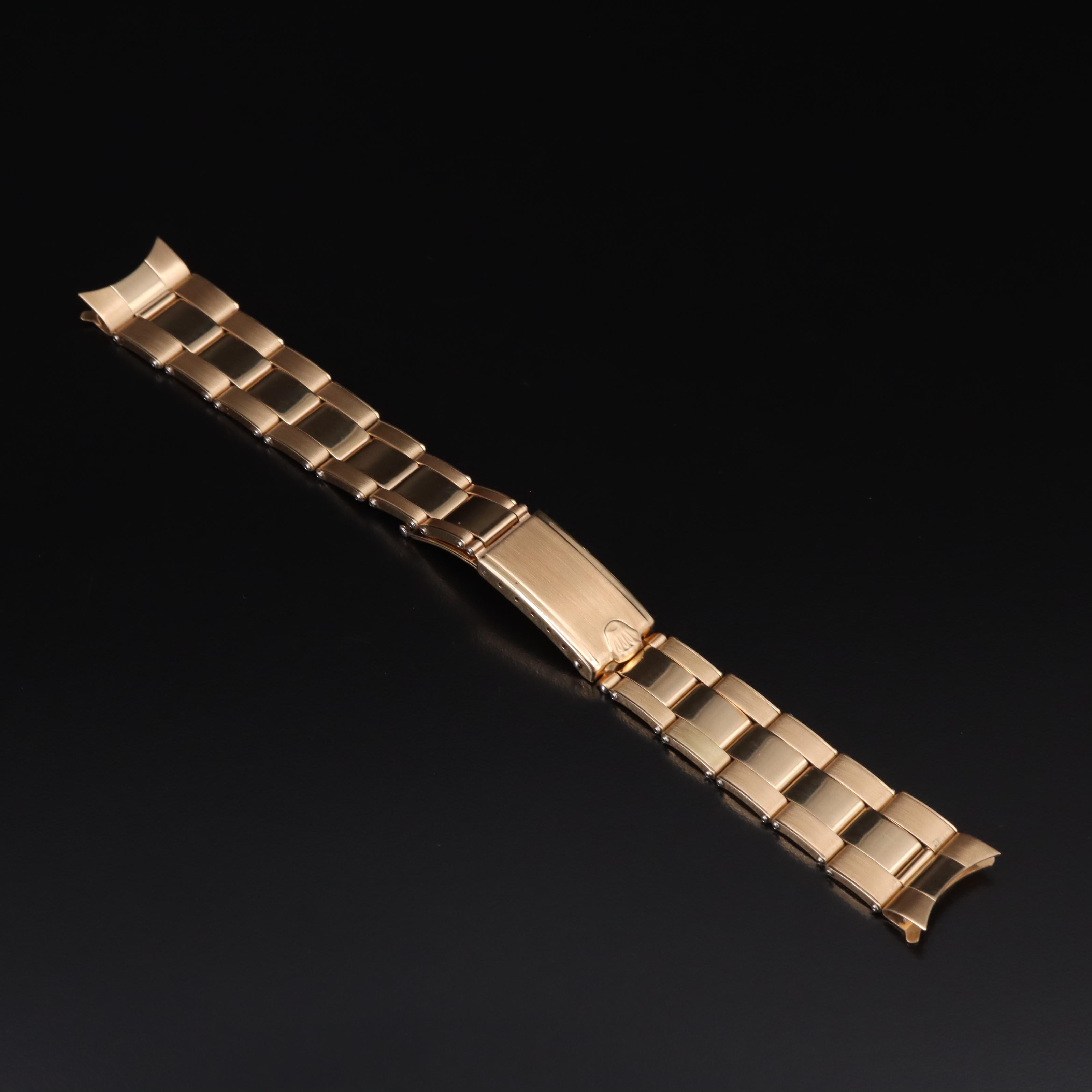 1979 Rolex Oyster Rivet 14K Bracelet Made by U.S.A. C&I