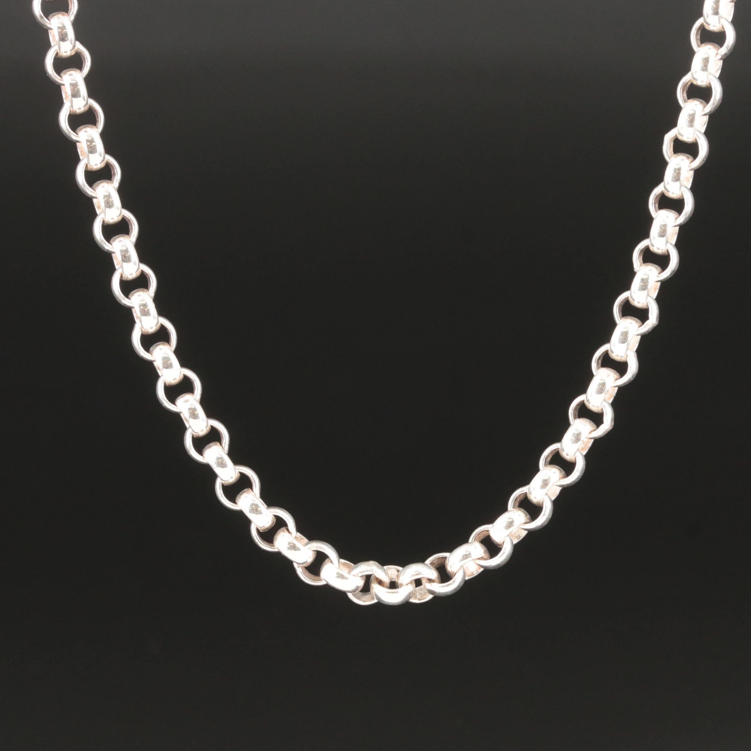 Sterling Rolo Chain Necklace