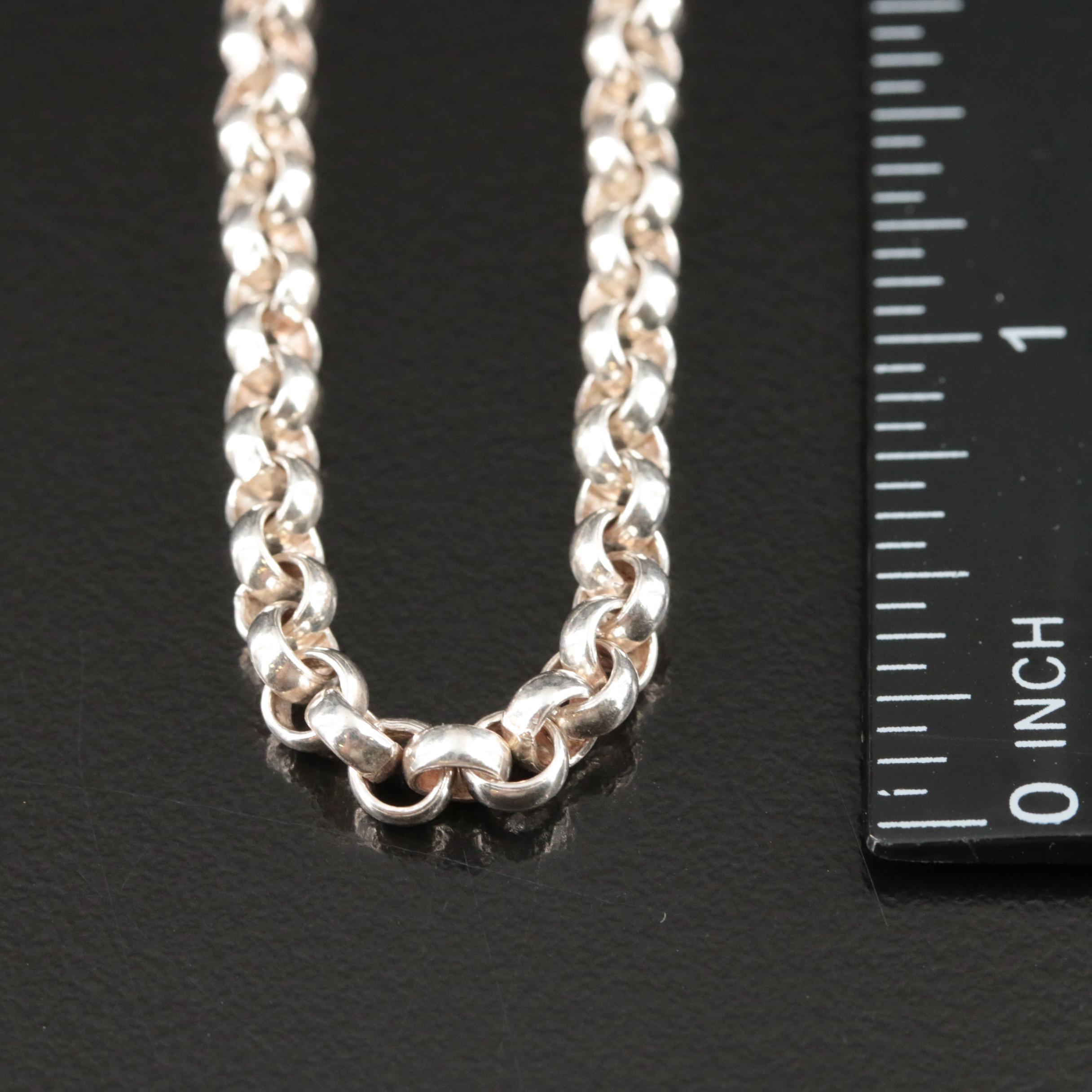 Sterling Rolo Chain Necklace