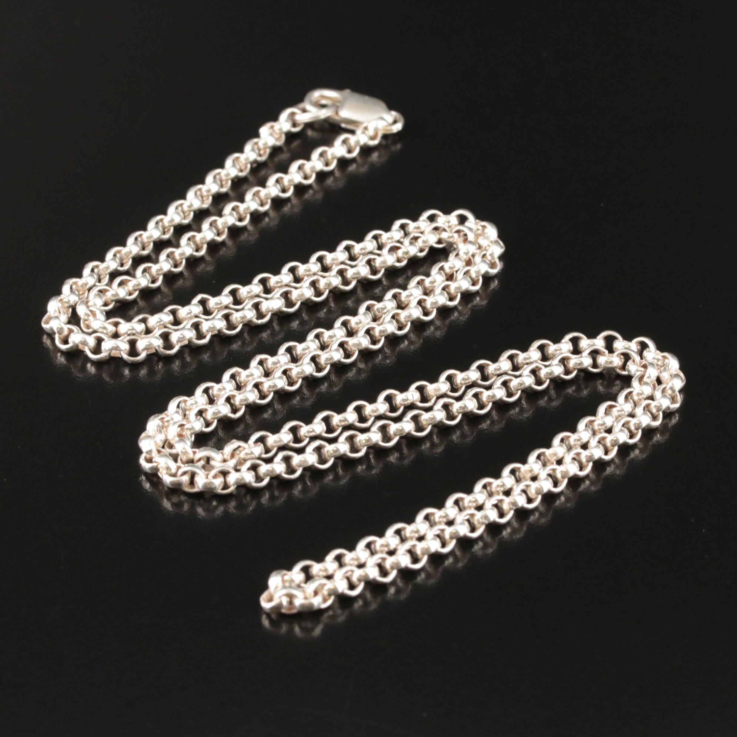Sterling Rolo Chain Necklace