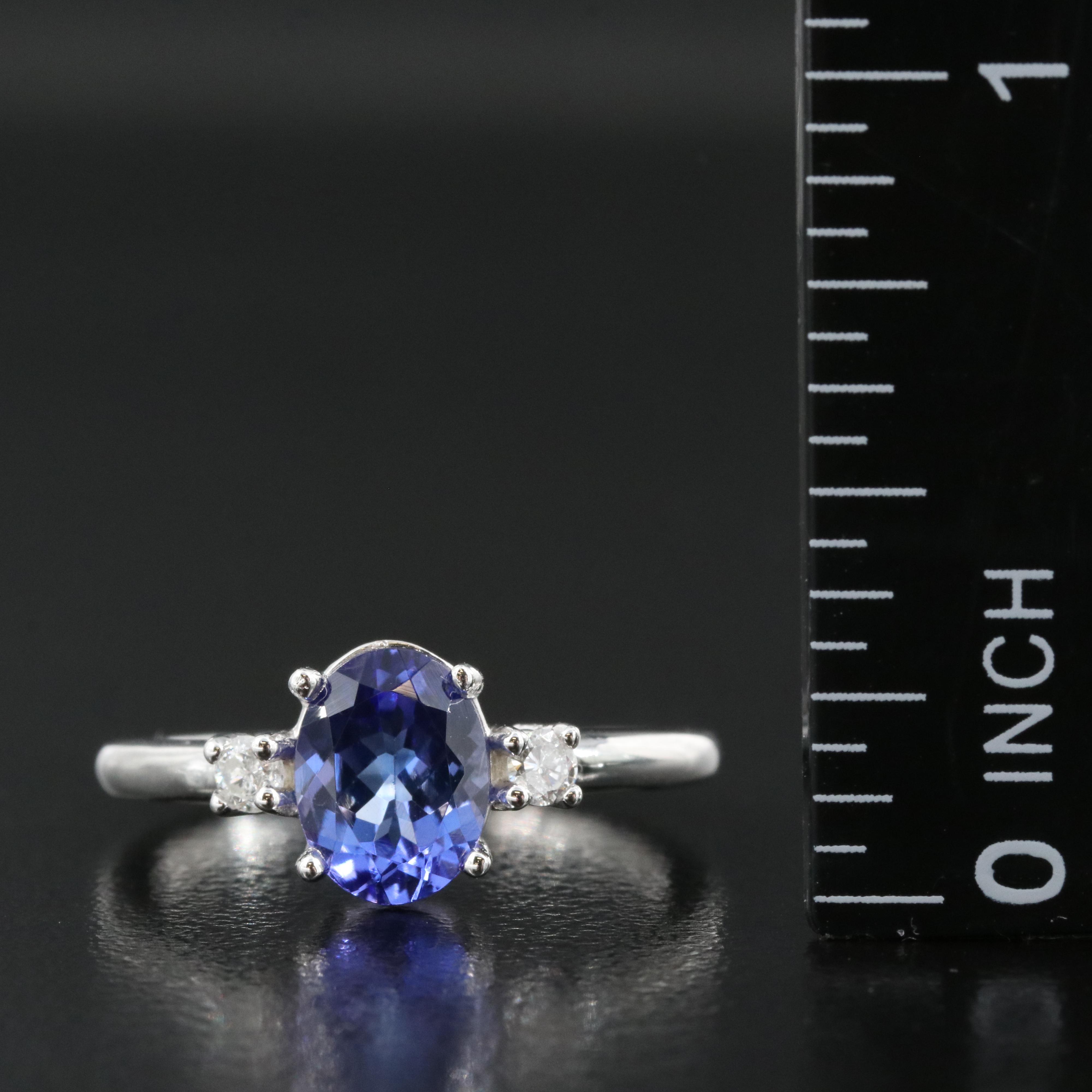 14K Tanzanite and Diamond Ring