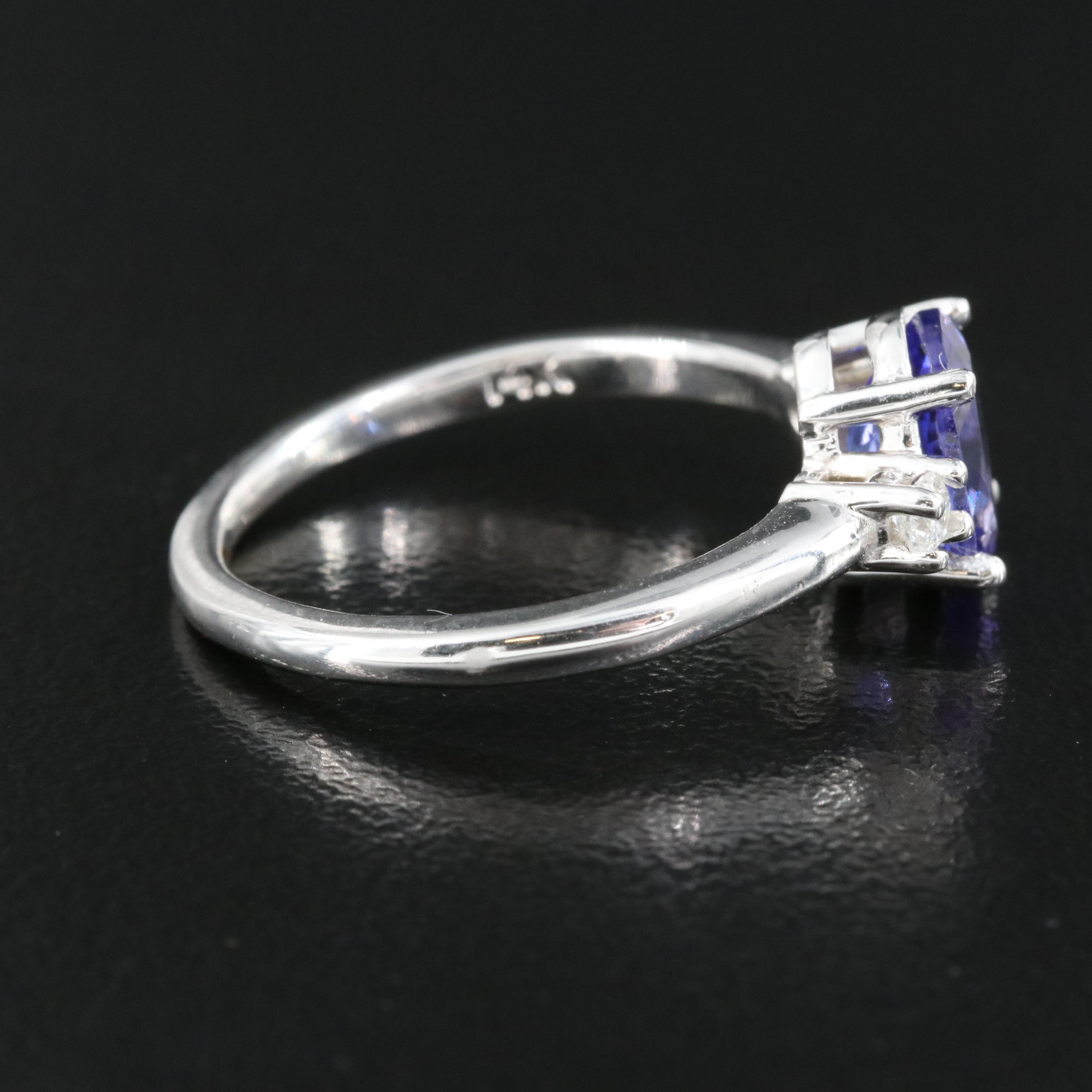 14K Tanzanite and Diamond Ring