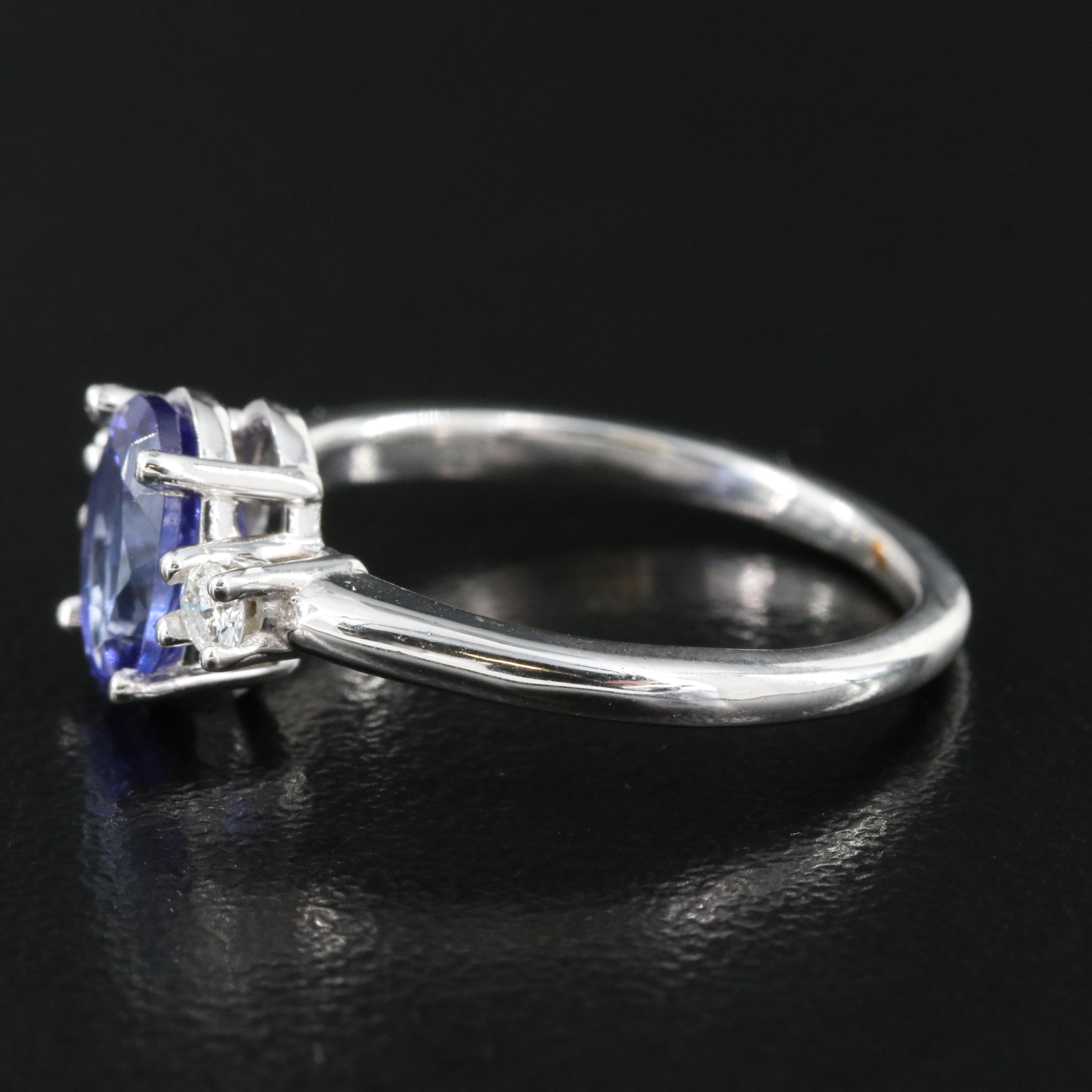 14K Tanzanite and Diamond Ring