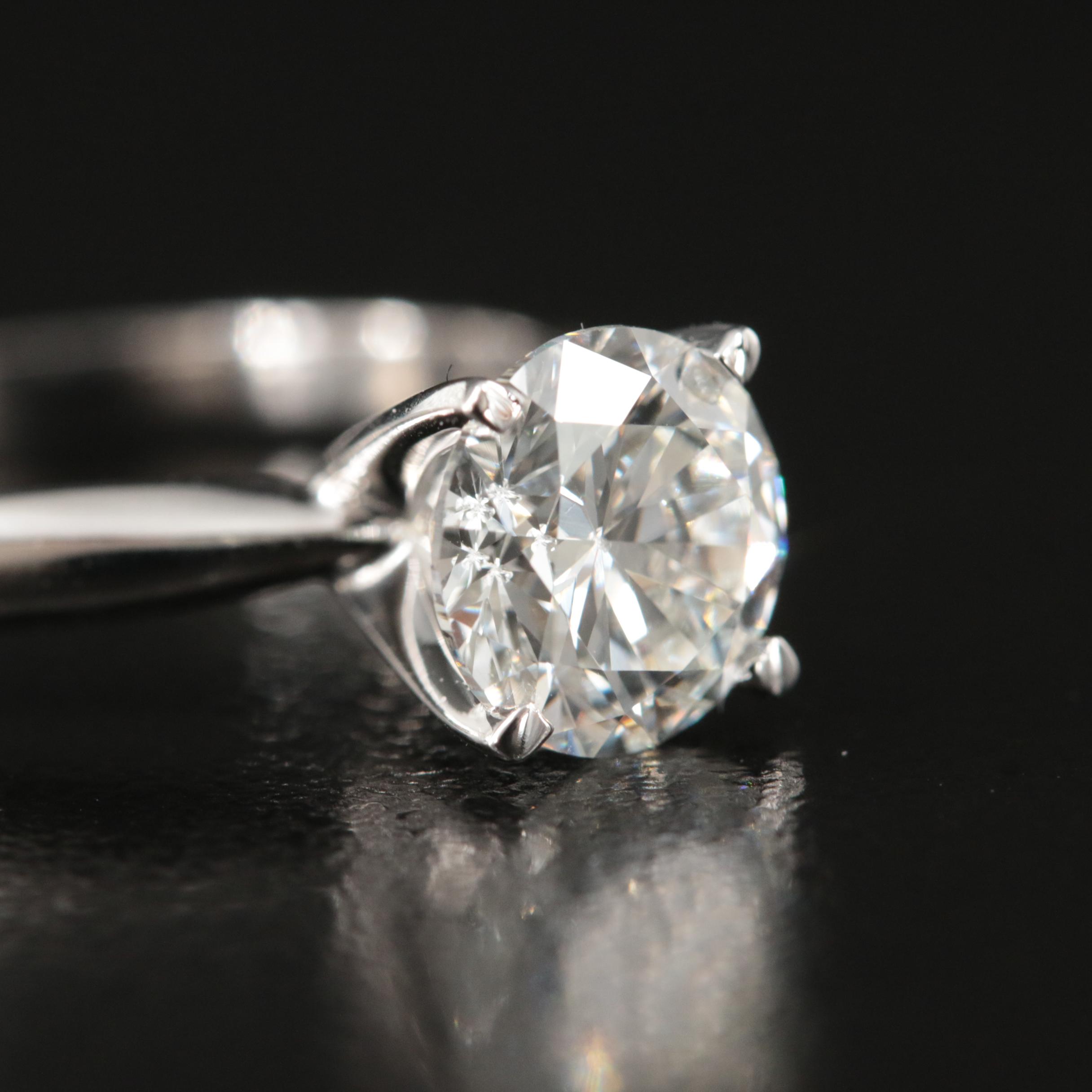 14K 1.53 CT Lab Grown Diamond Ring