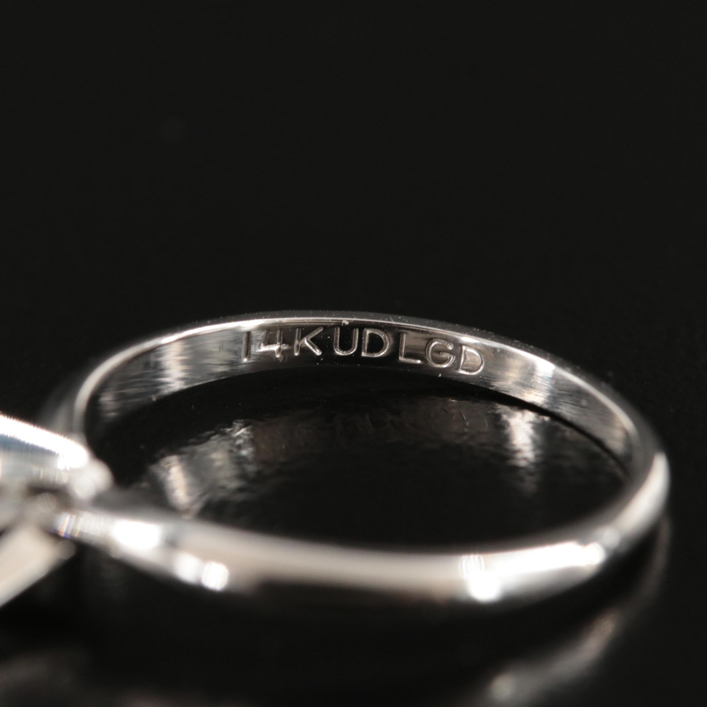 14K 1.53 CT Lab Grown Diamond Ring