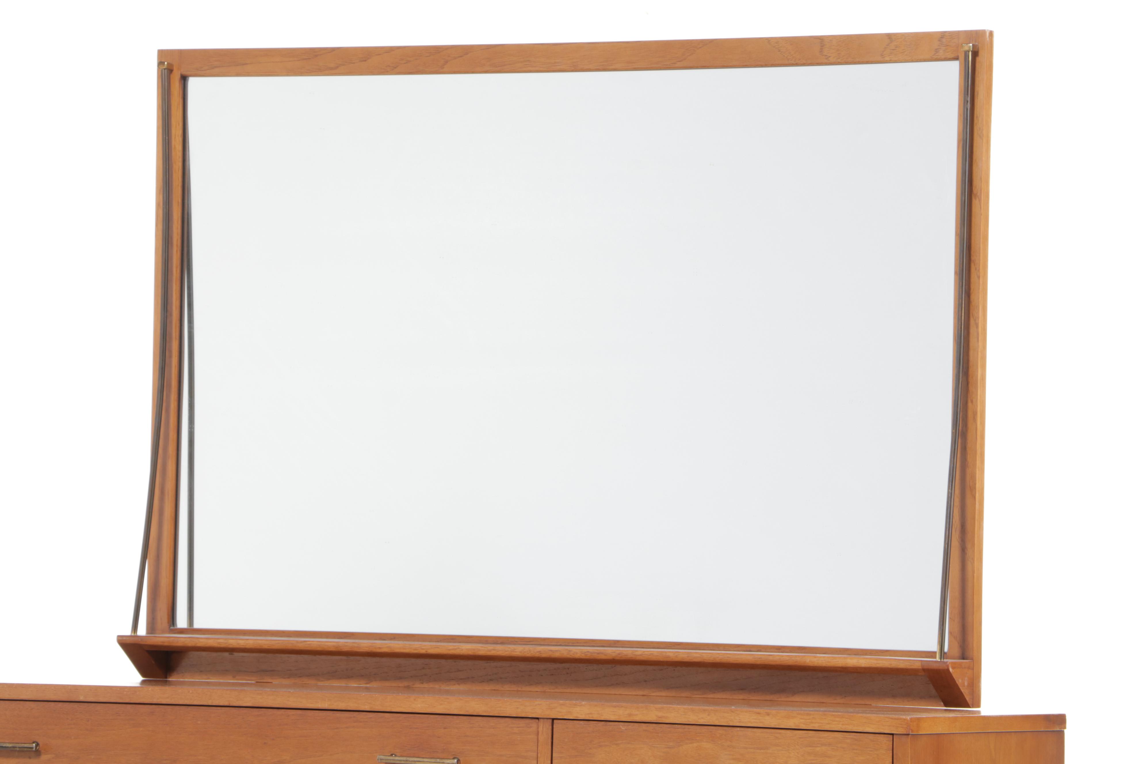 Drexel Mid Century Modern Hardwood Eight-Drawer Dresser