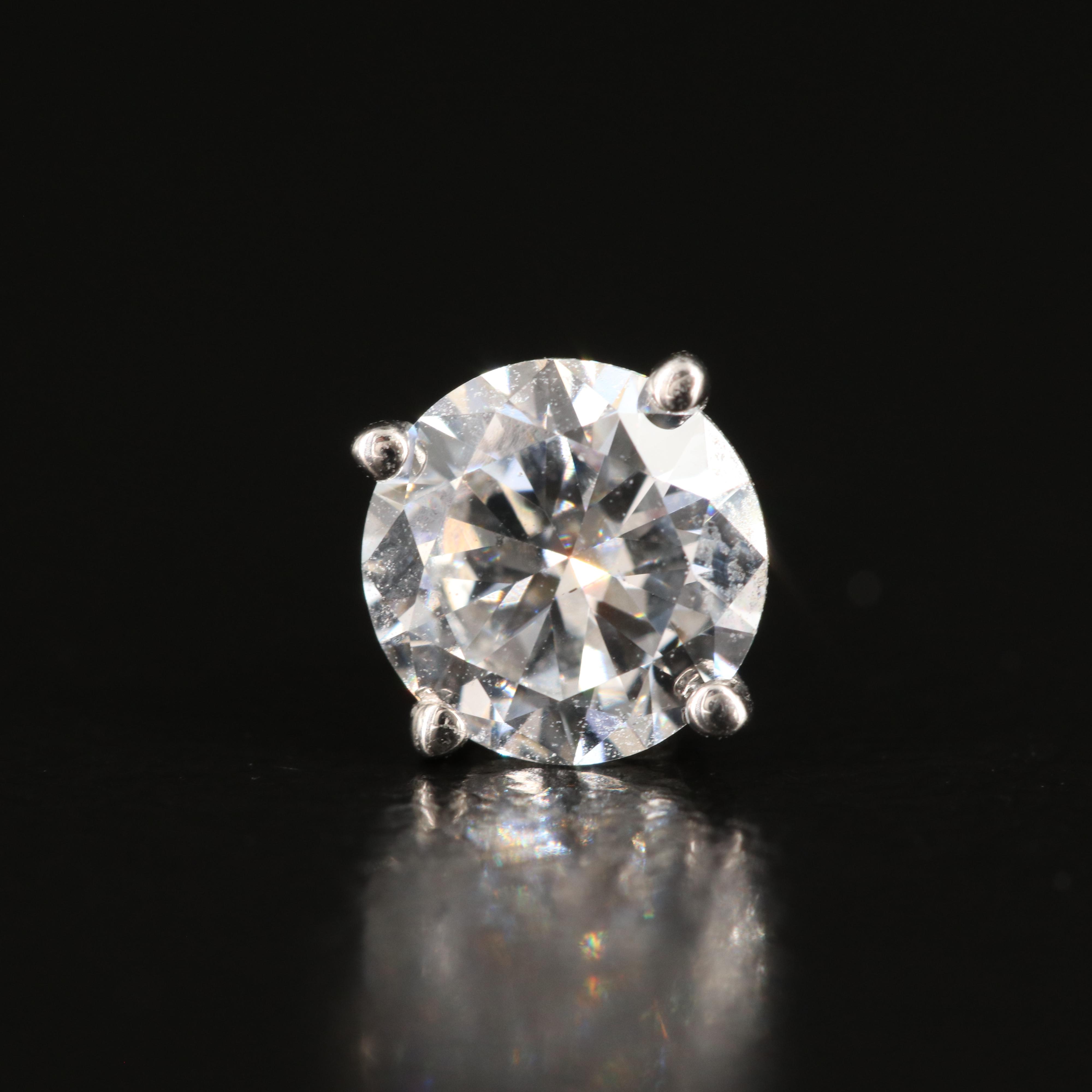 14K 1.28 CTW Lab Grown Diamond Stud Earrings