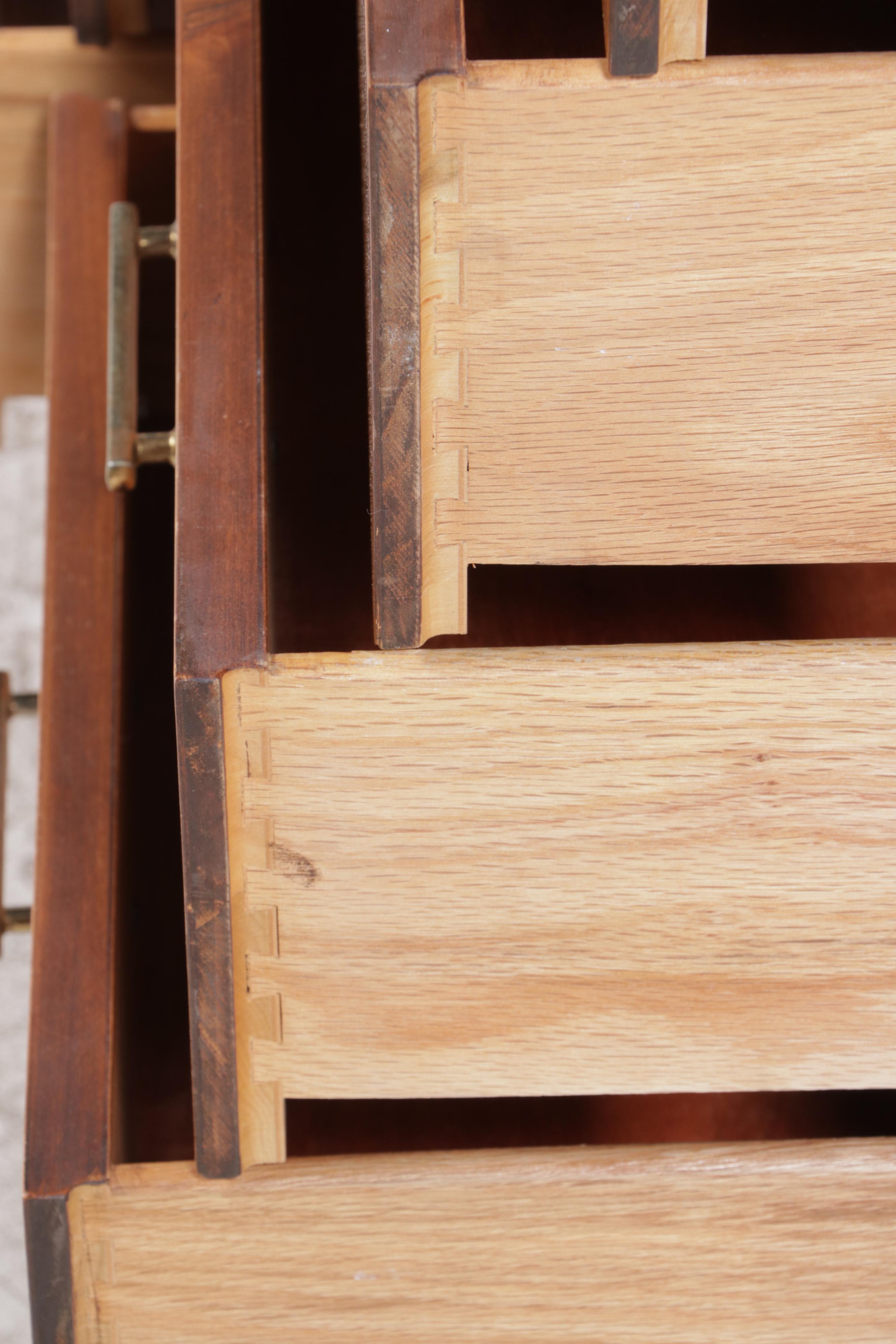 Drexel Mid Century Modern Hardwood Eight-Drawer Dresser