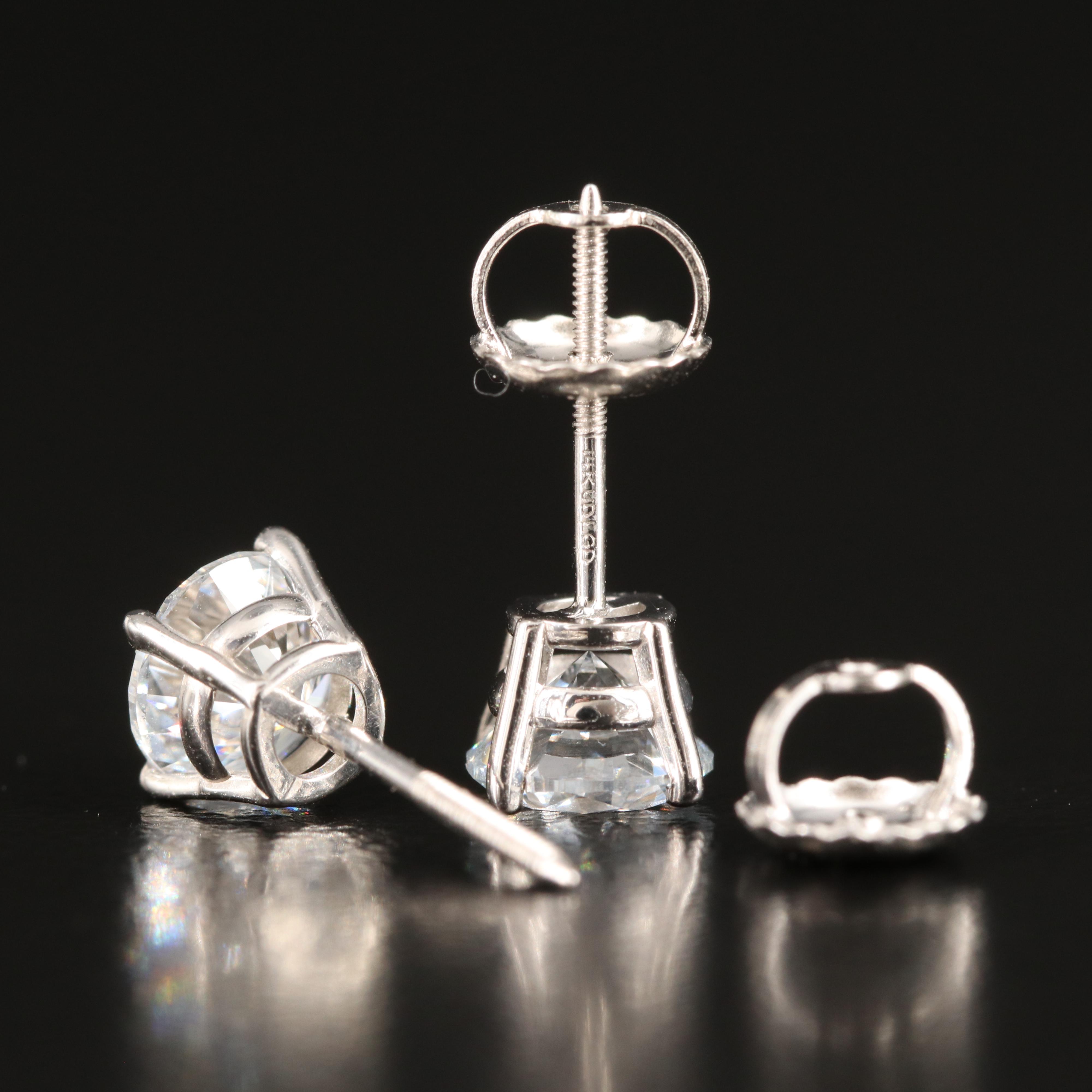 14K 1.28 CTW Lab Grown Diamond Stud Earrings