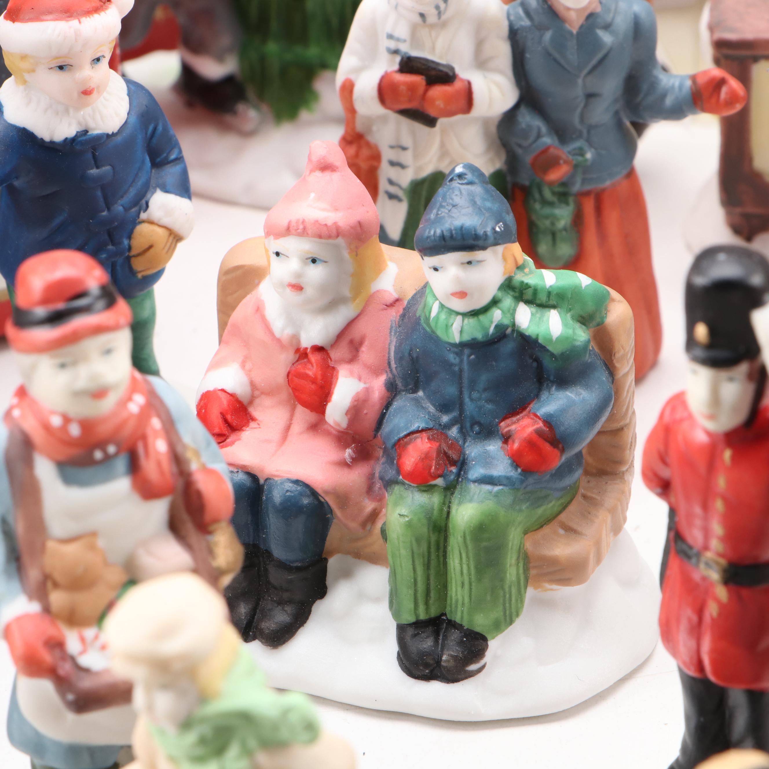 Dickens Collectibles Christmas Village and Other Christmas Ornaments