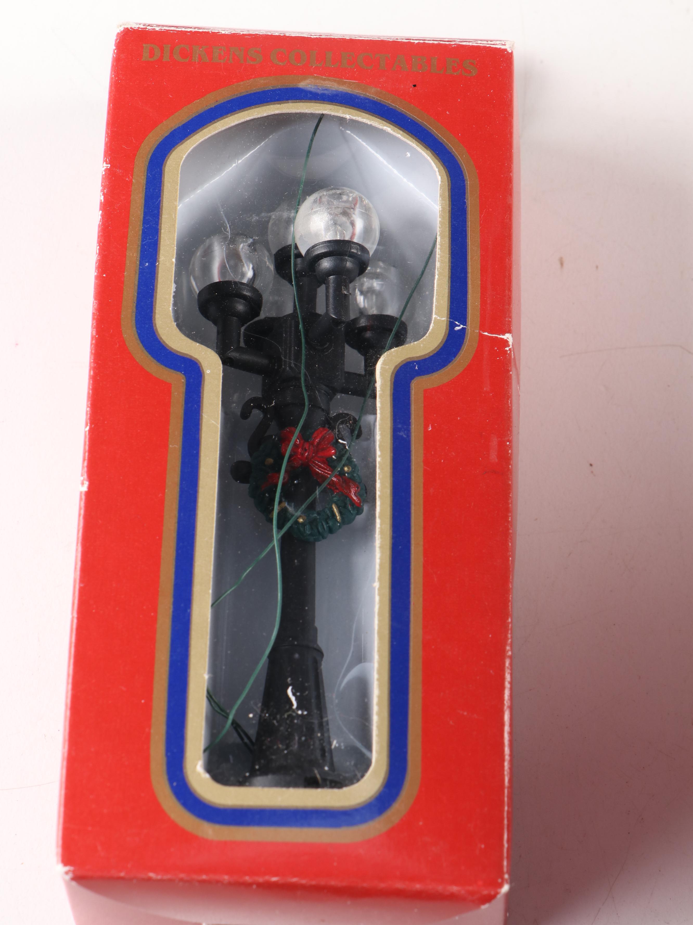 Dickens Collectibles Christmas Village and Other Christmas Ornaments