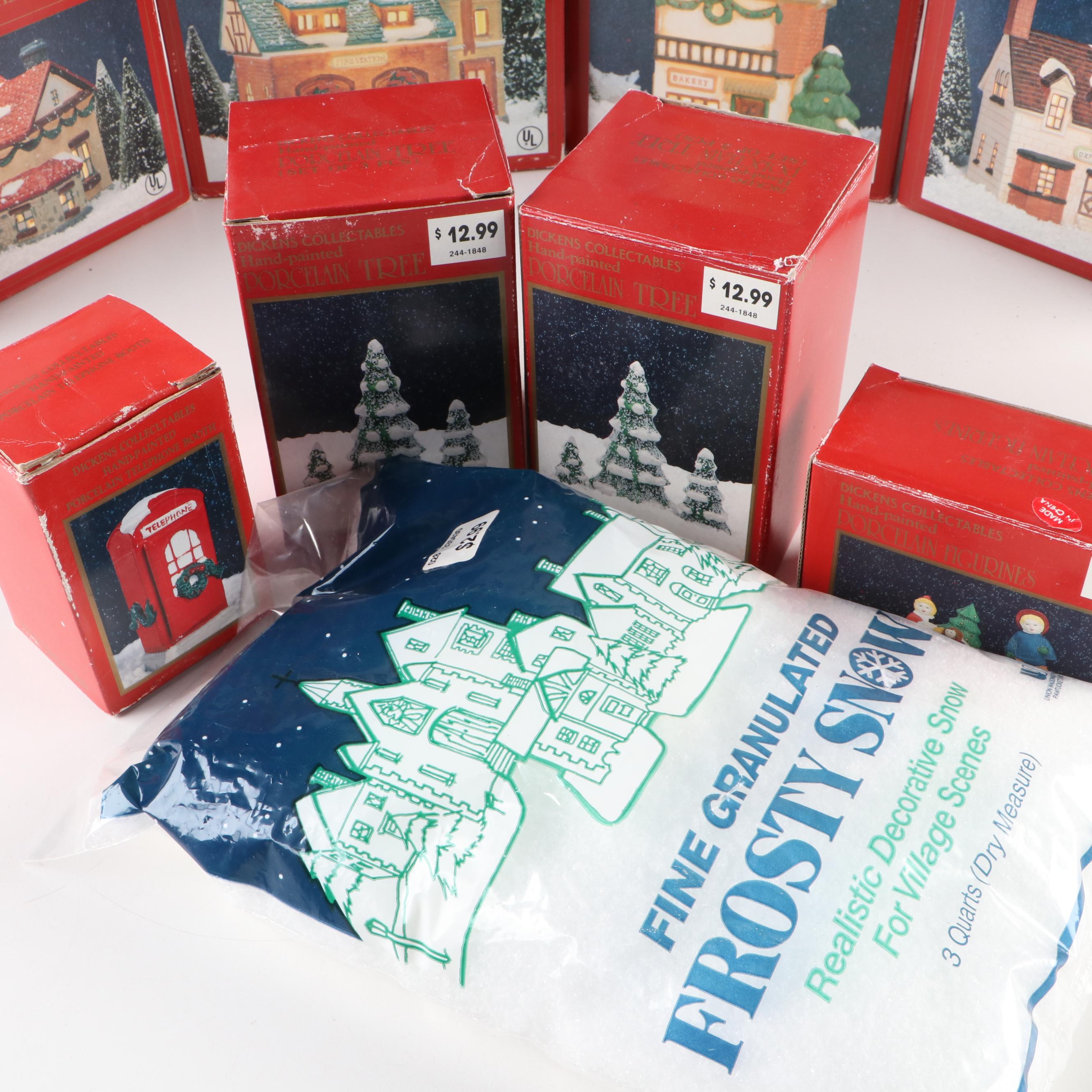 Dickens Collectibles Christmas Village and Other Christmas Ornaments