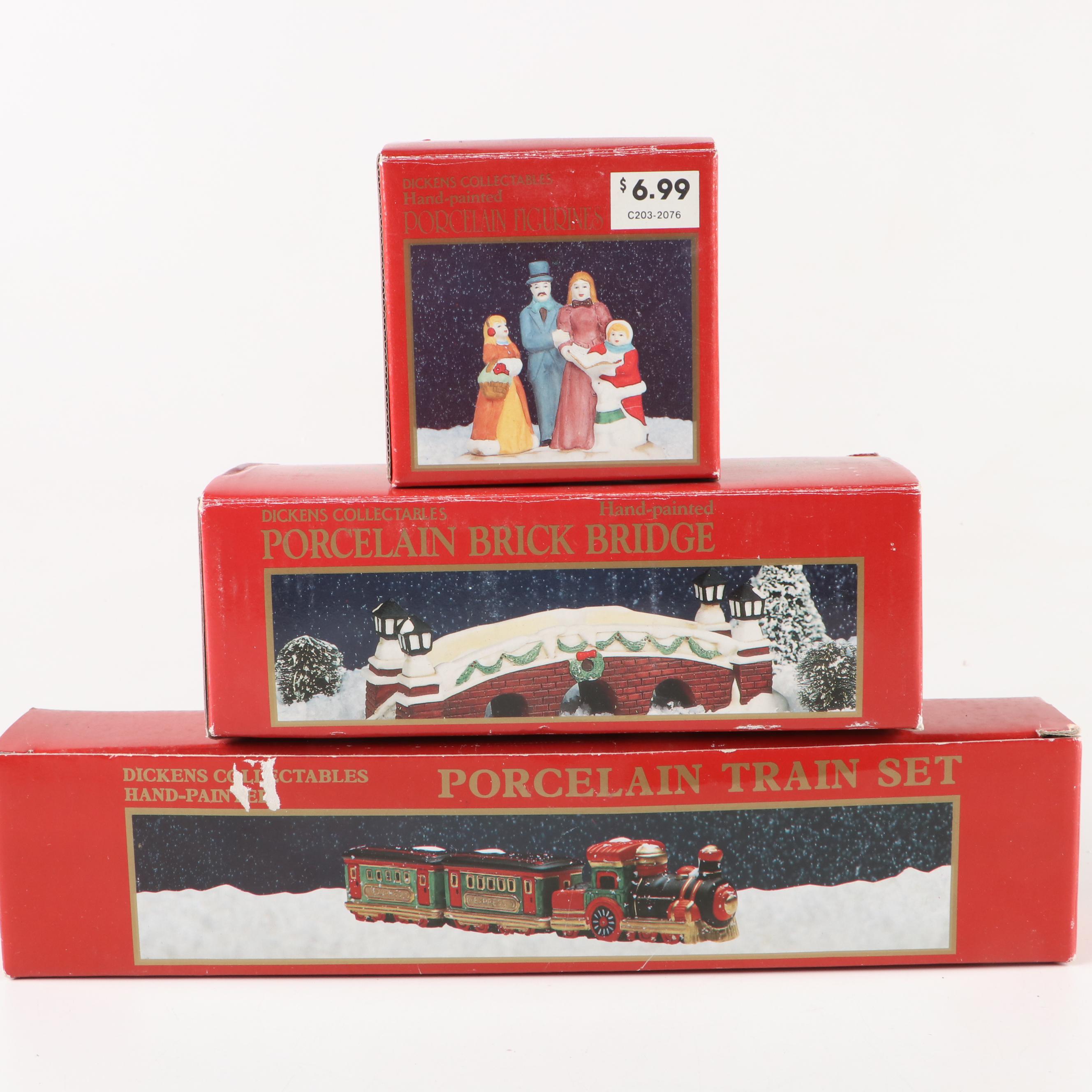 Dickens Collectibles Christmas Village and Other Christmas Ornaments