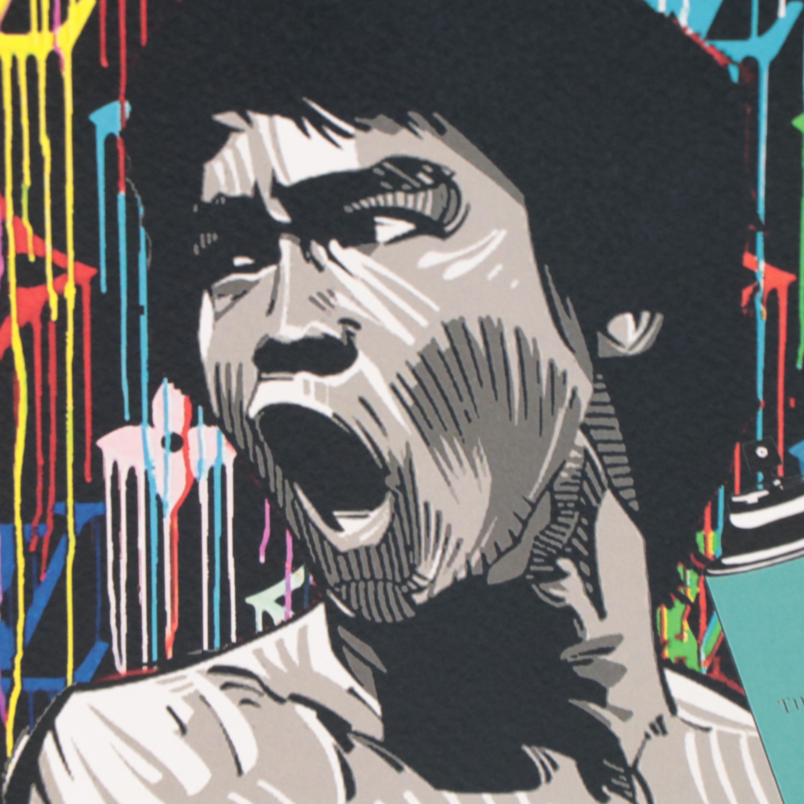 Death NYC Pop Art Graphic Print of Bruce Lee, 2022