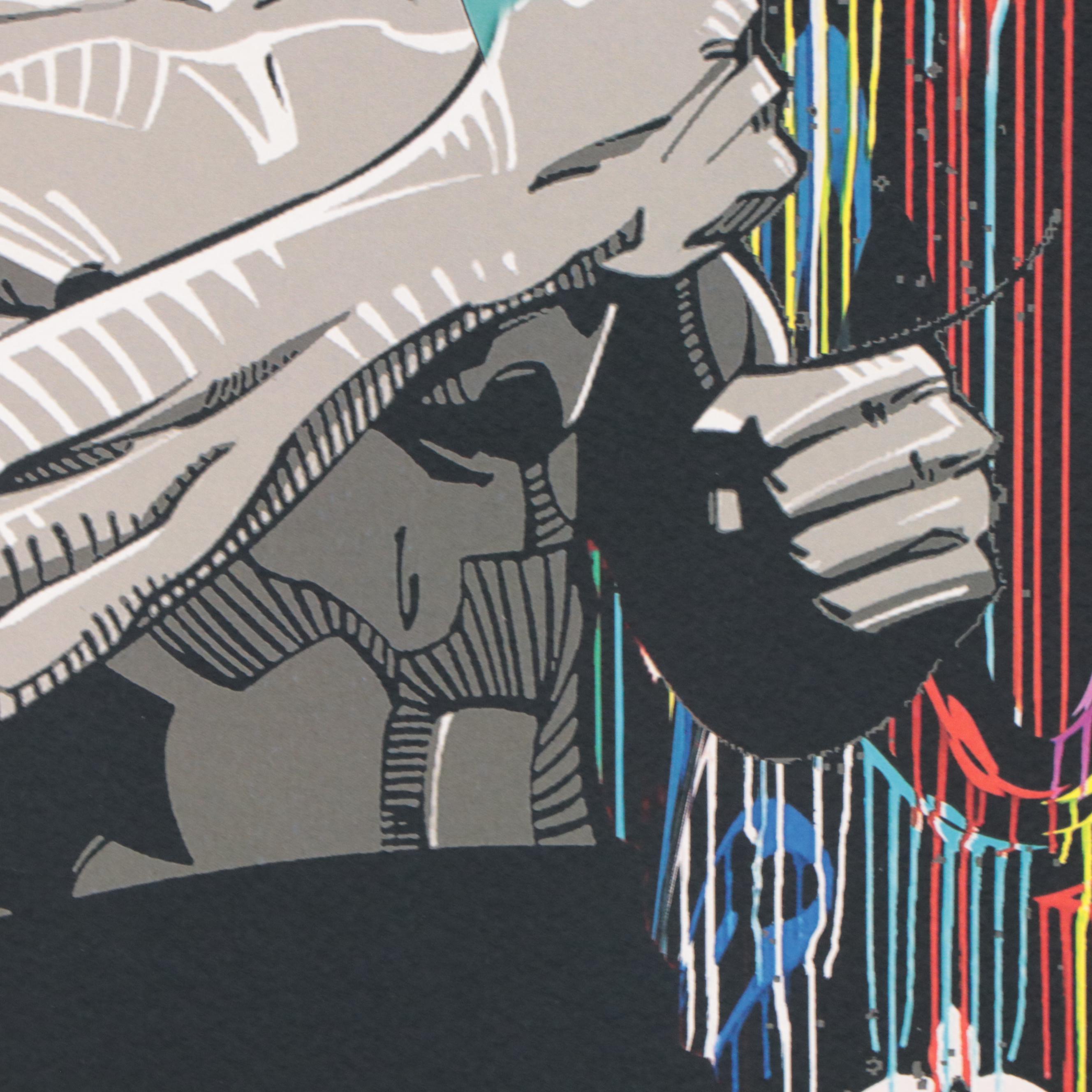 Death NYC Pop Art Graphic Print of Bruce Lee, 2022