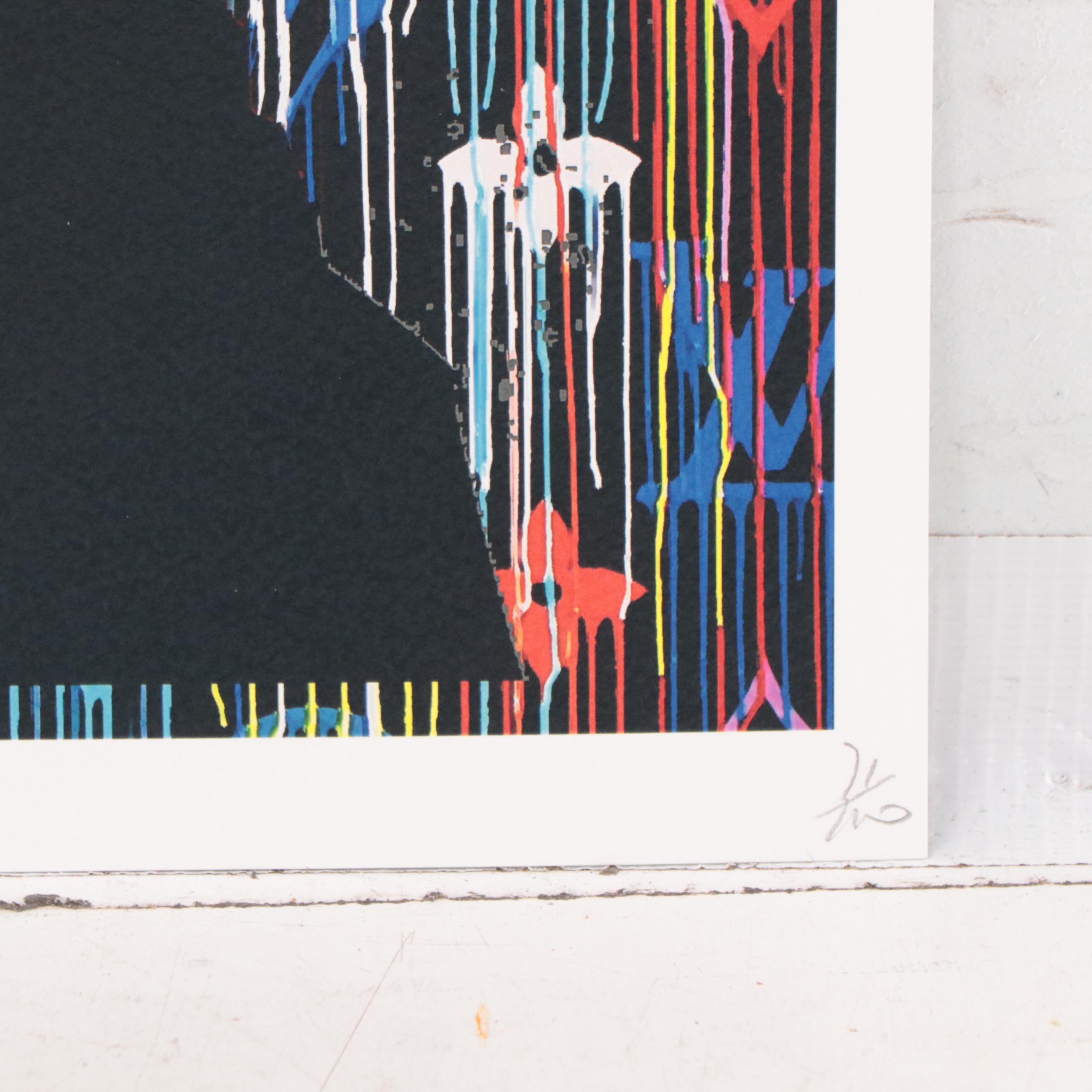 Death NYC Pop Art Graphic Print of Bruce Lee, 2022