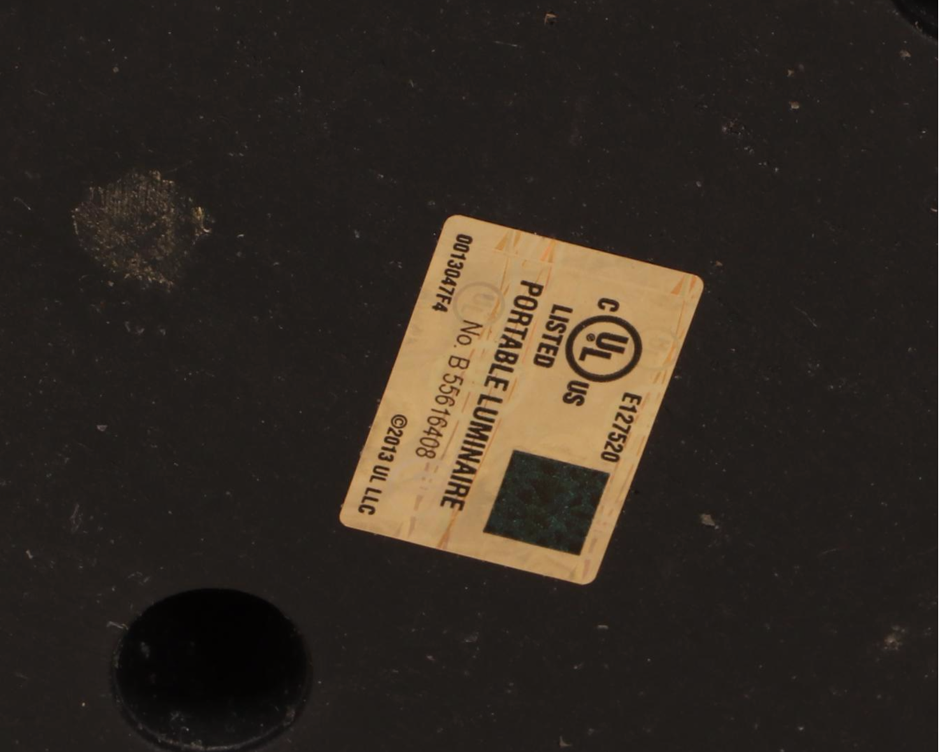 Amber Glass and Metal Torchiere Floor Lamp