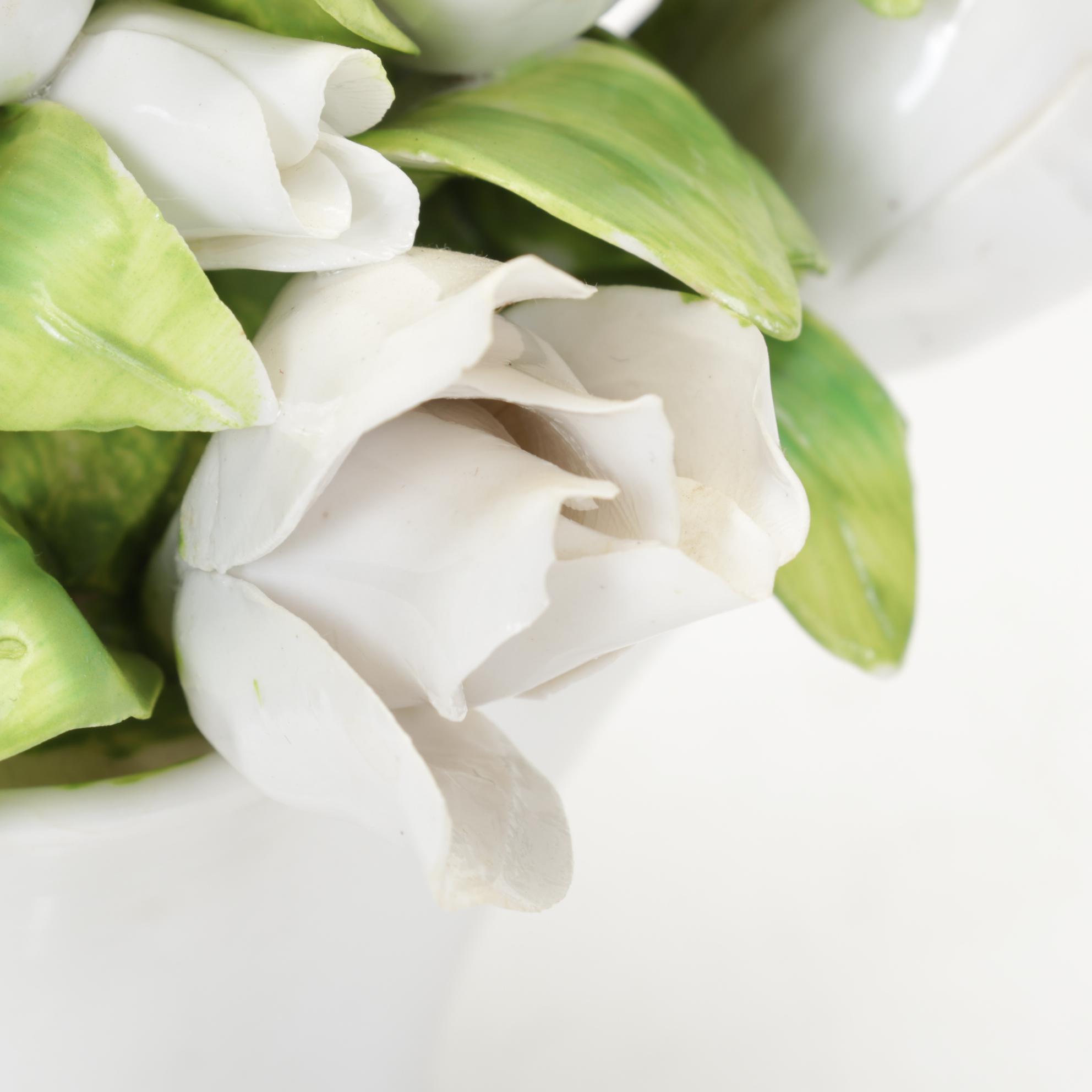 Limoges Hand-Painted Porcelain Platter with Other Wall Pocket and Tableware