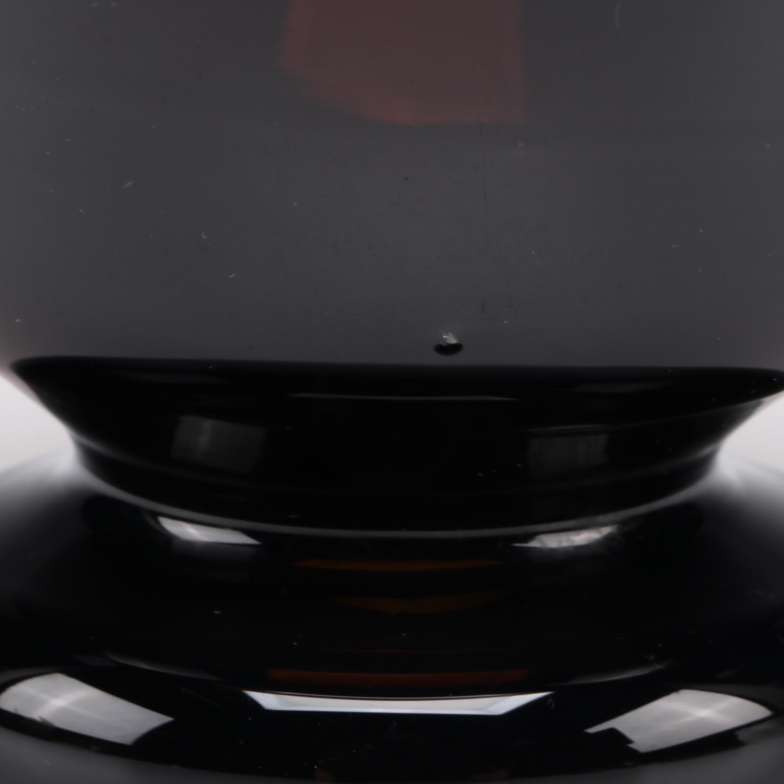 Dominick Labino Handblown Art Glass Footed Bowl, 1966