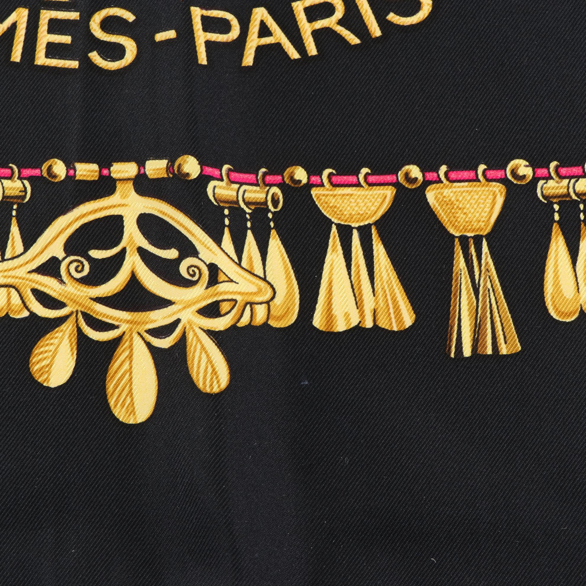 Hermès "Parures des Sables" Scarf 90 in Silk Twill