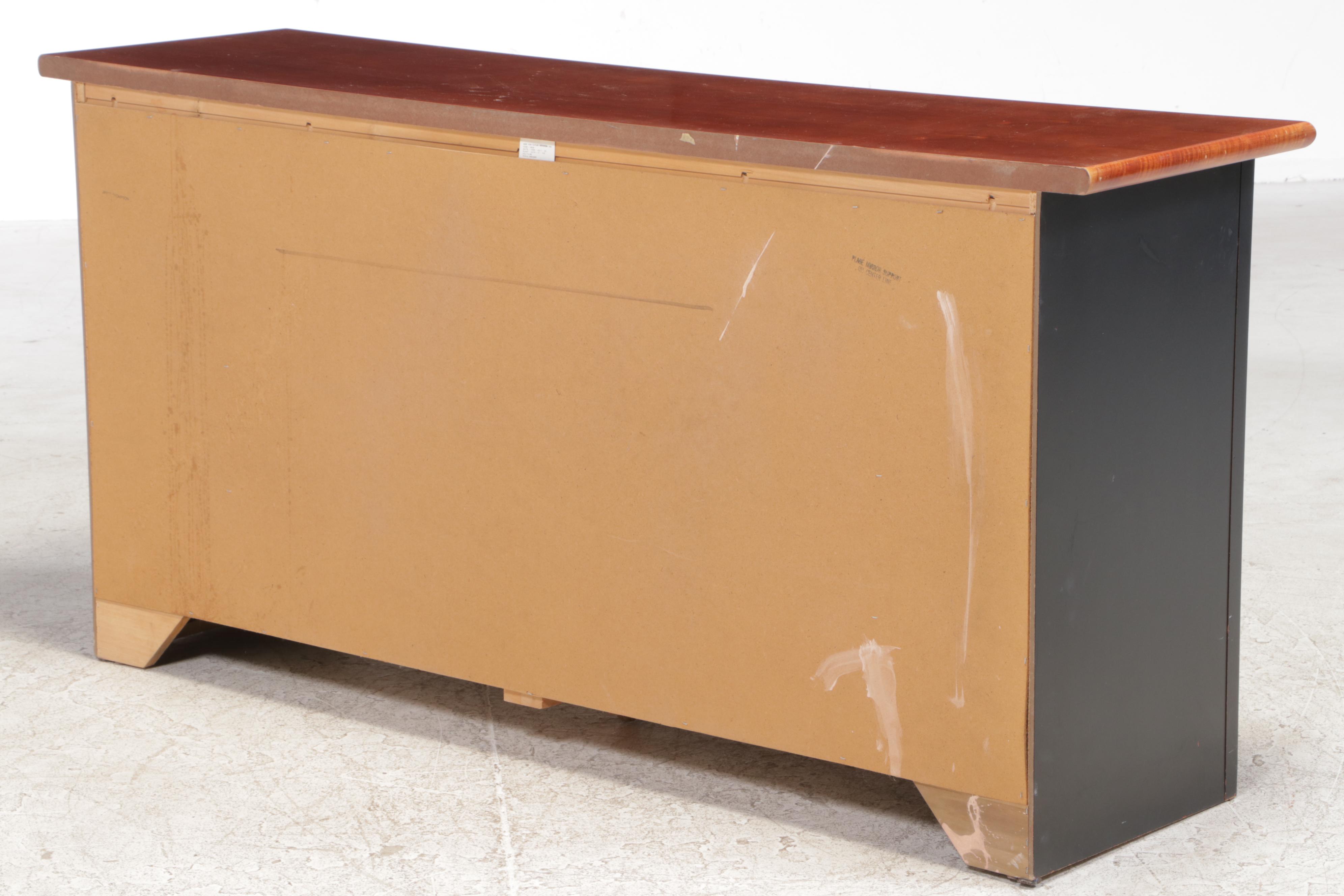 Impressions by Thomasville Solitaire Parcel-Ebonized Ten-Drawer Dresser