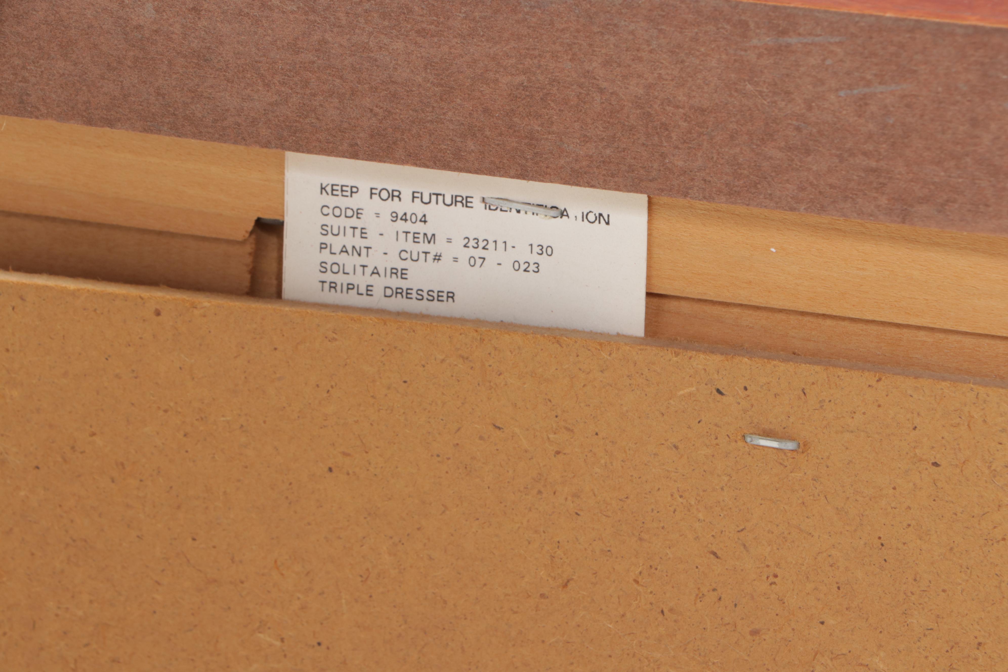 Impressions by Thomasville Solitaire Parcel-Ebonized Ten-Drawer Dresser