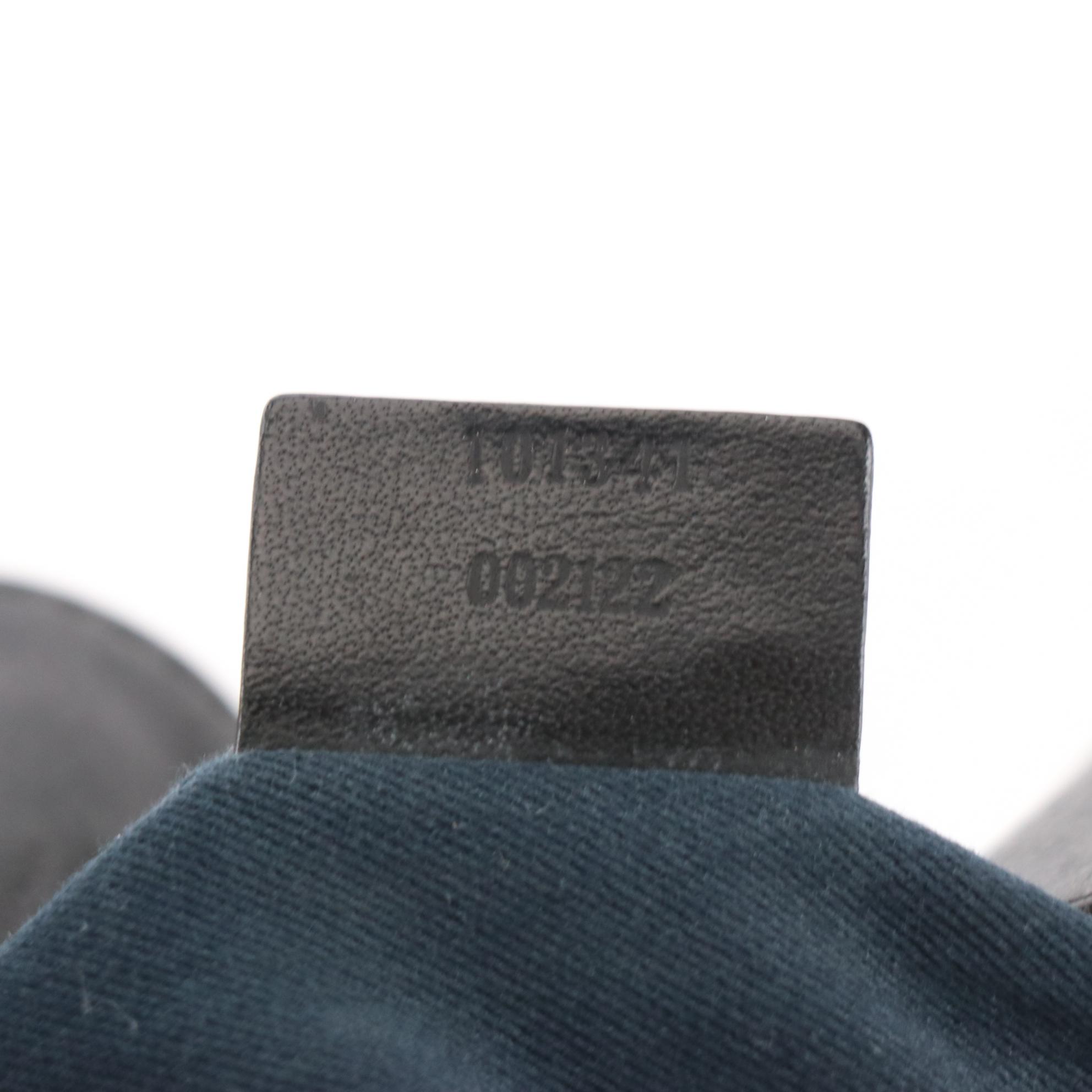 Gucci Gifford Tote Bag in GG Denim and Black Leather