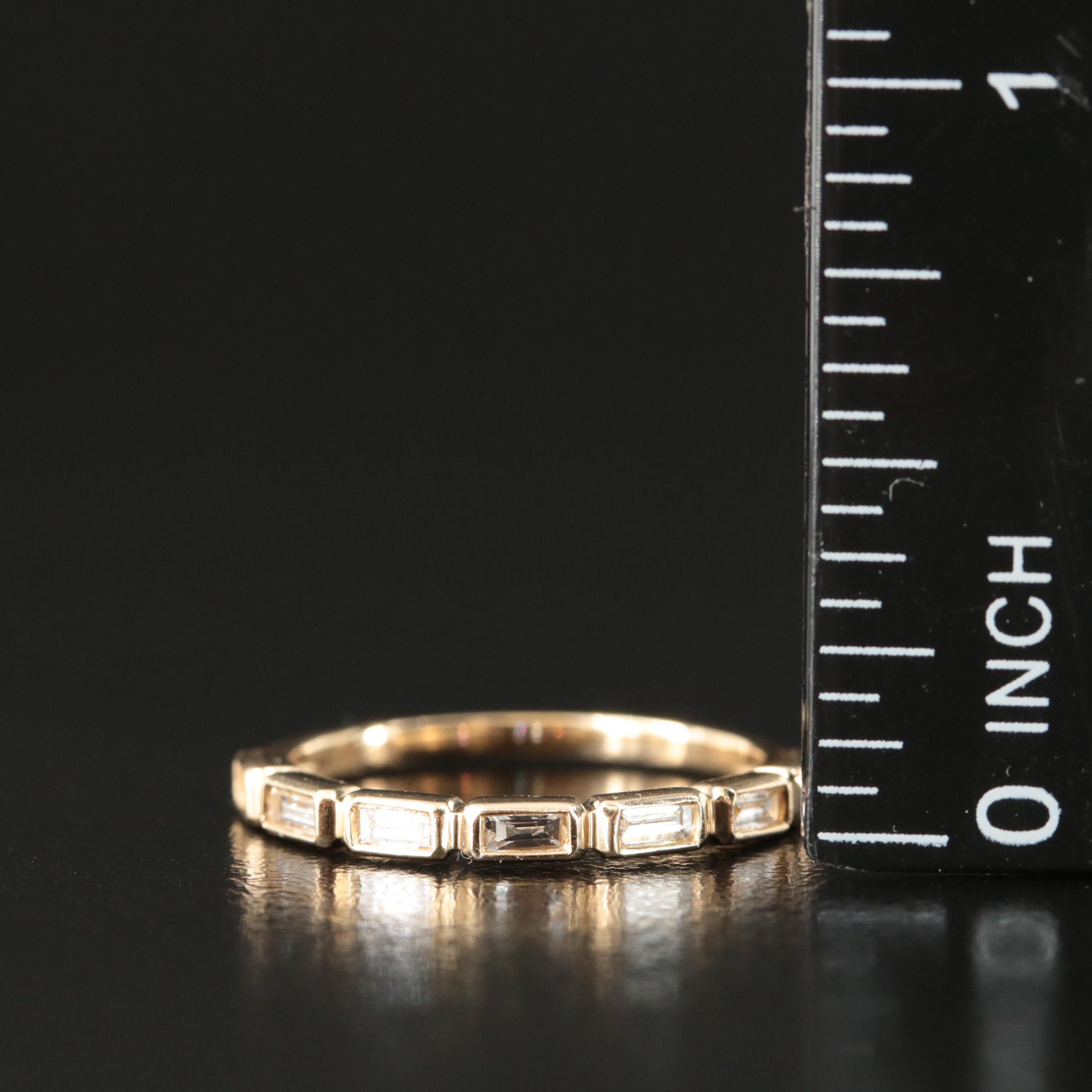 14K 0.28 CTW Diamond Band