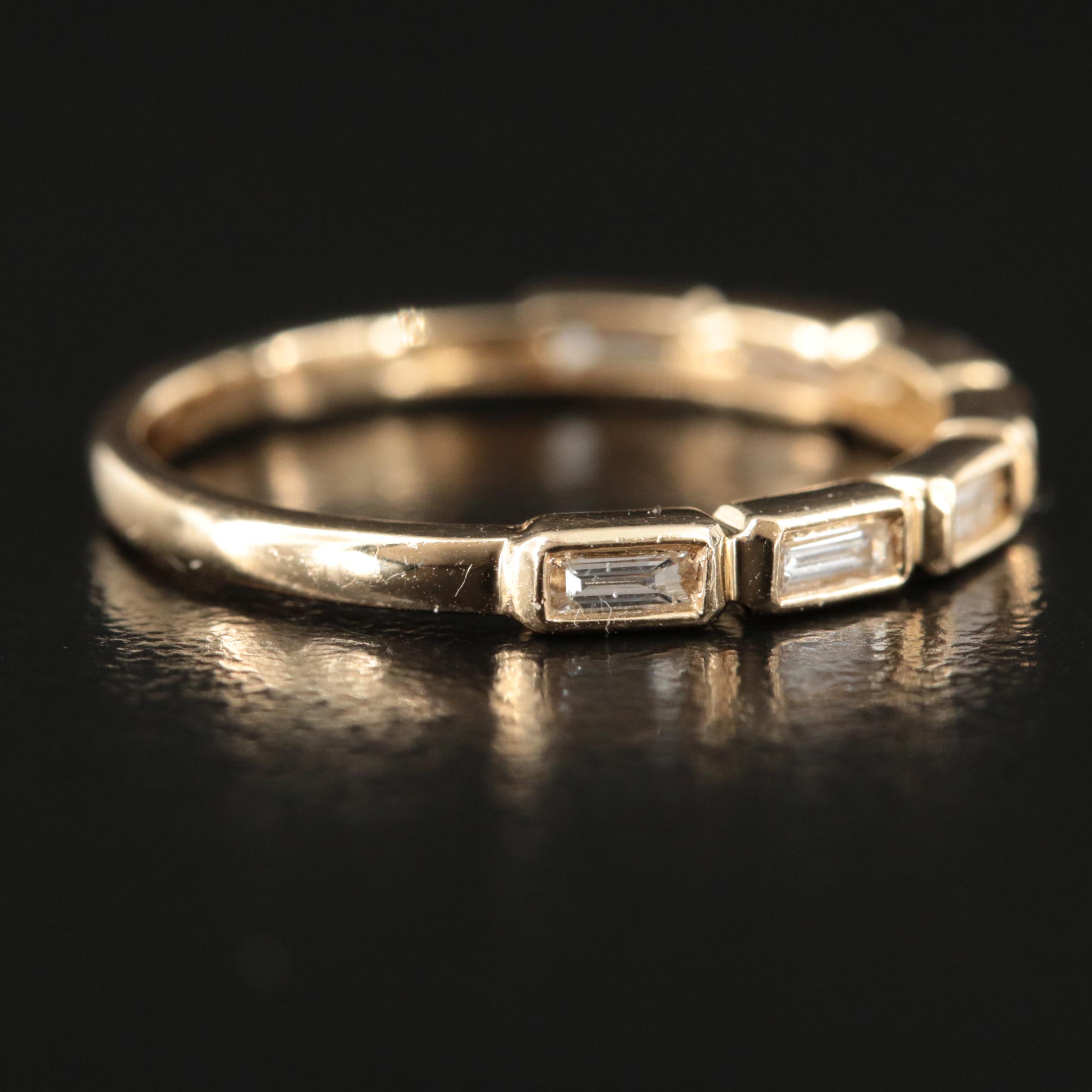 14K 0.28 CTW Diamond Band