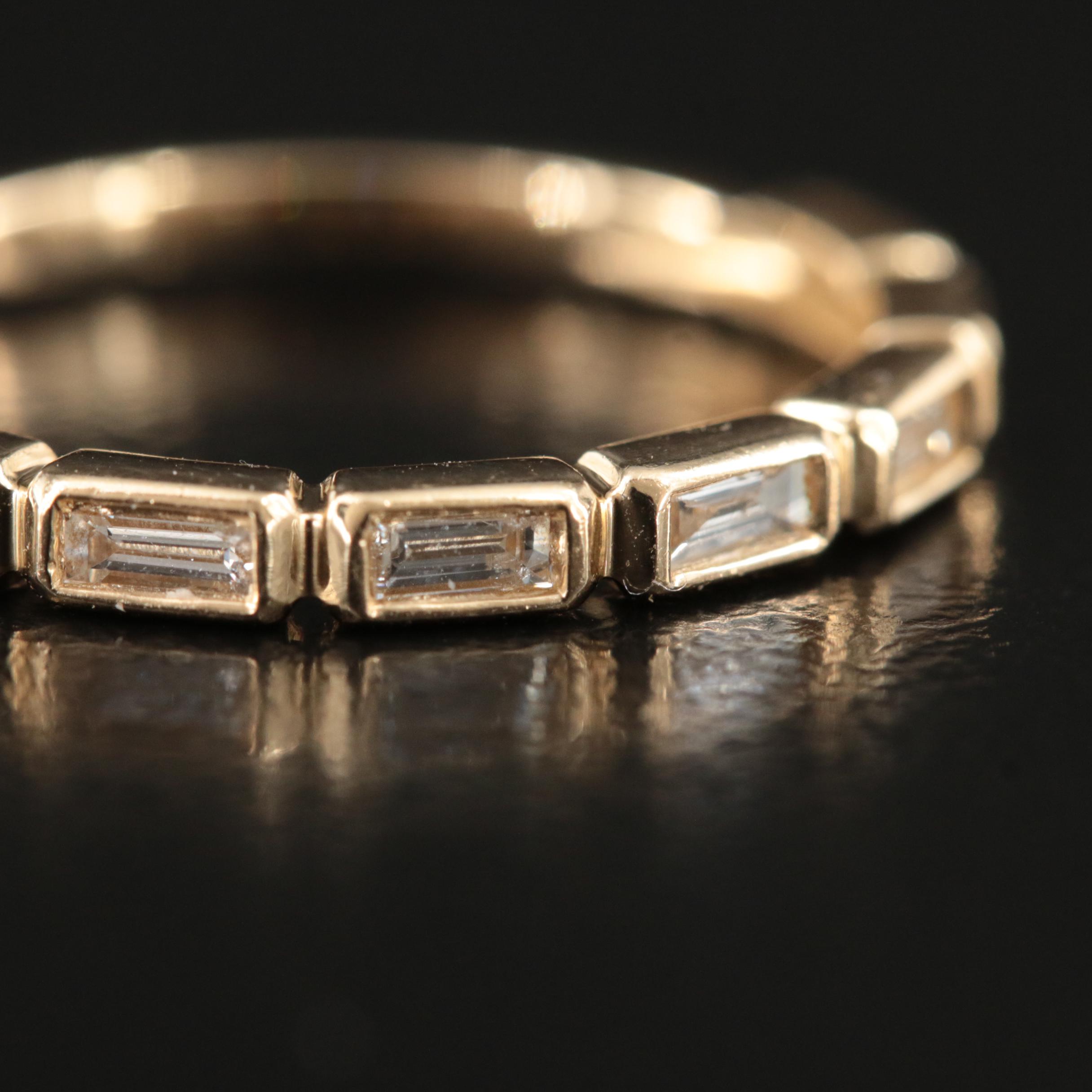 14K 0.28 CTW Diamond Band