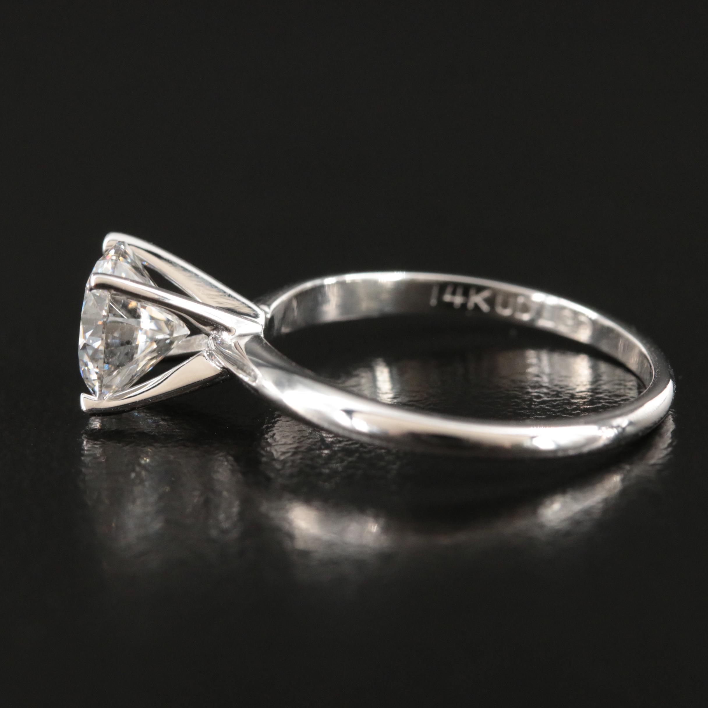 14K 1.61 CT Lab Grown Diamond Ring