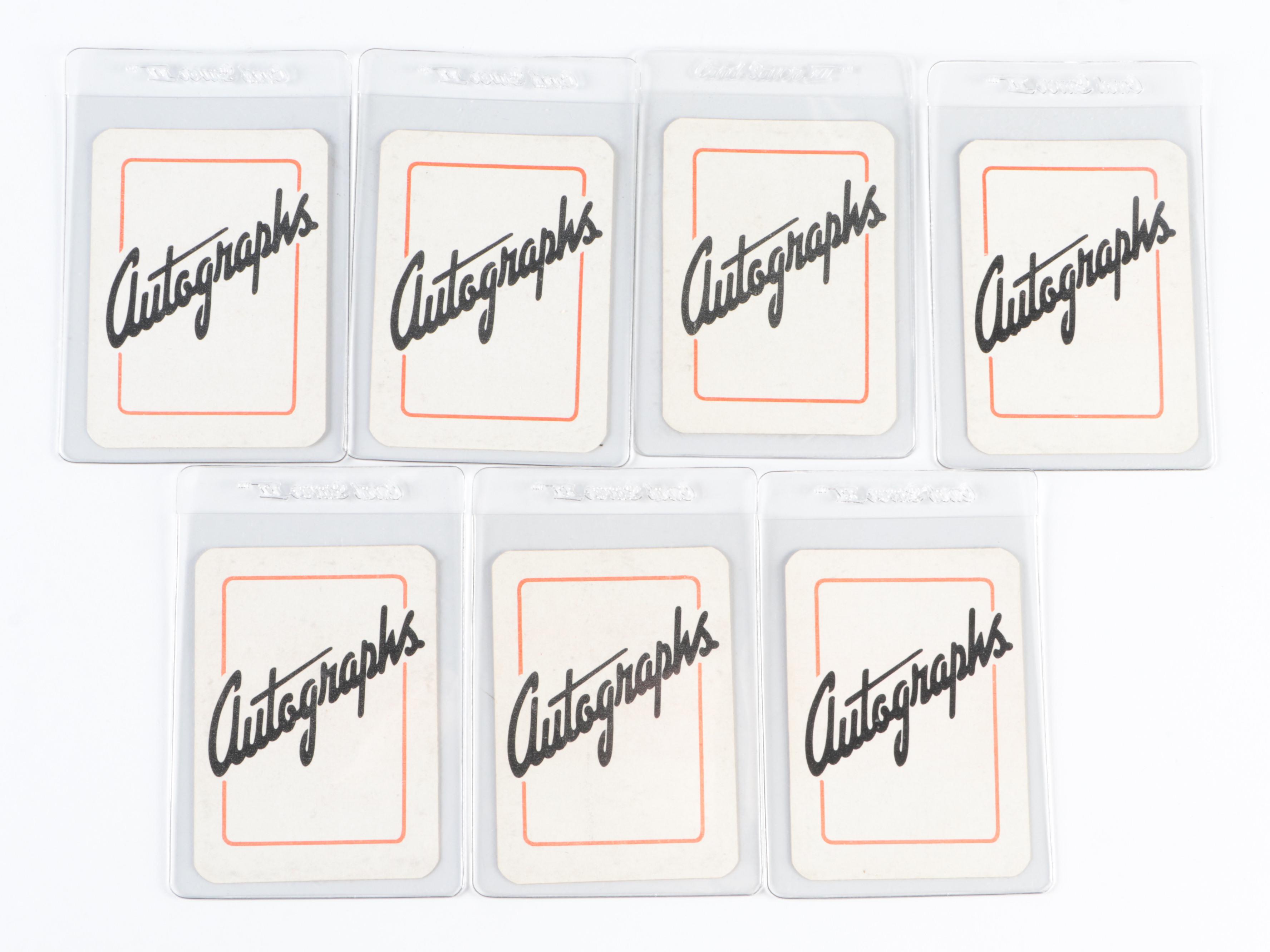 1945 Leister Autographs Card Game Complete Set with Babe Ruth and More