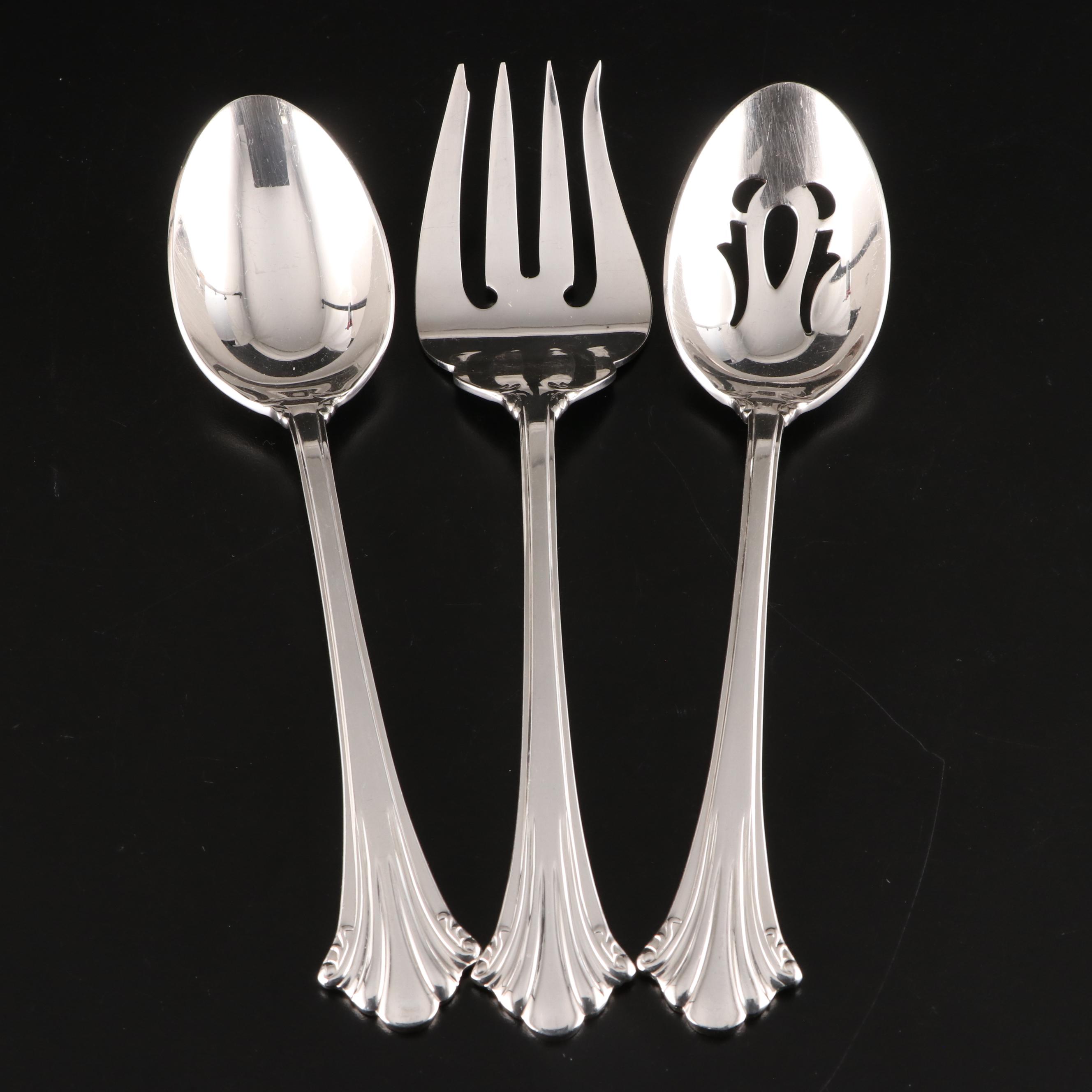 Reed & Barton "Highlands" and Oneida "Classic Shell" Silver Plate Flatware