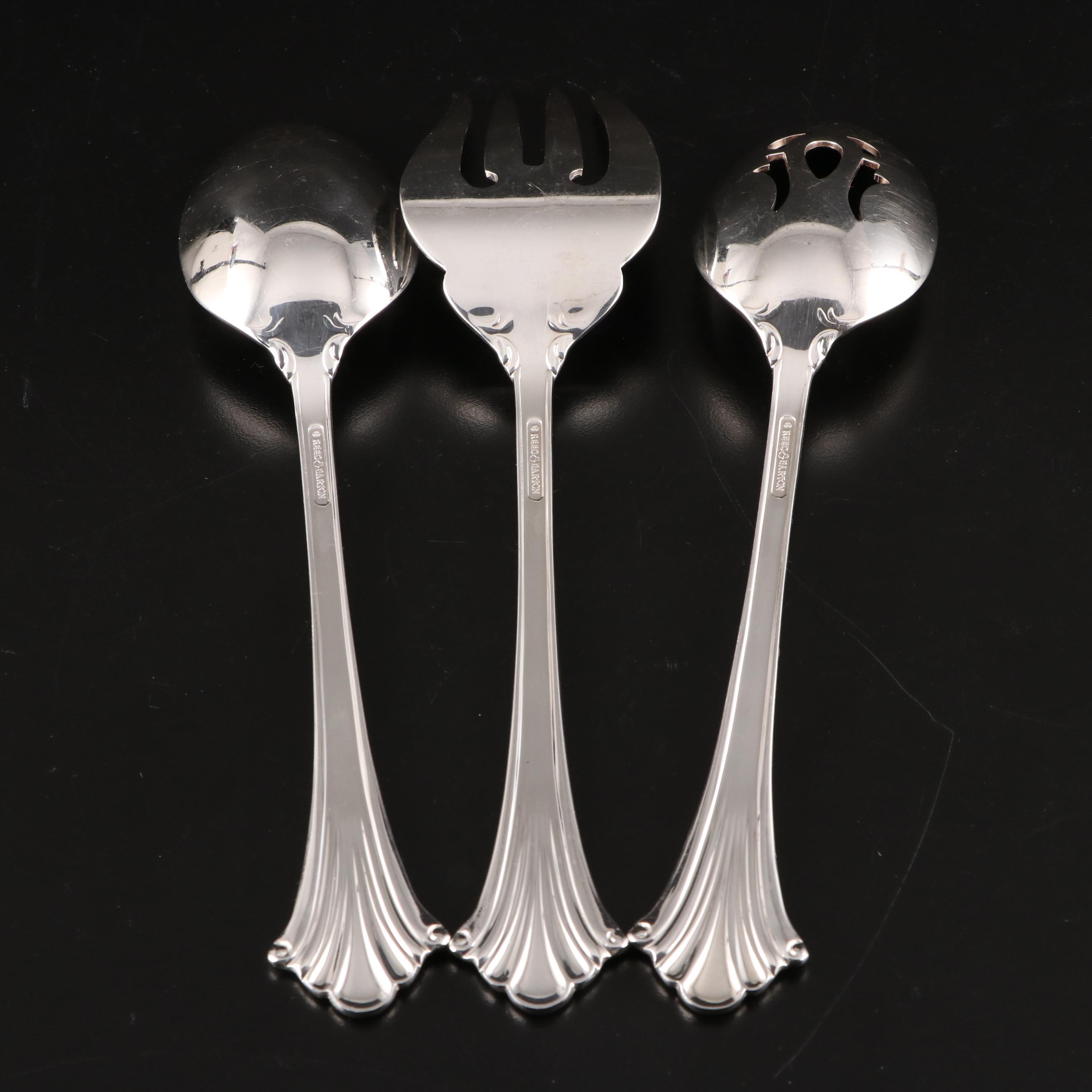 Reed & Barton "Highlands" and Oneida "Classic Shell" Silver Plate Flatware