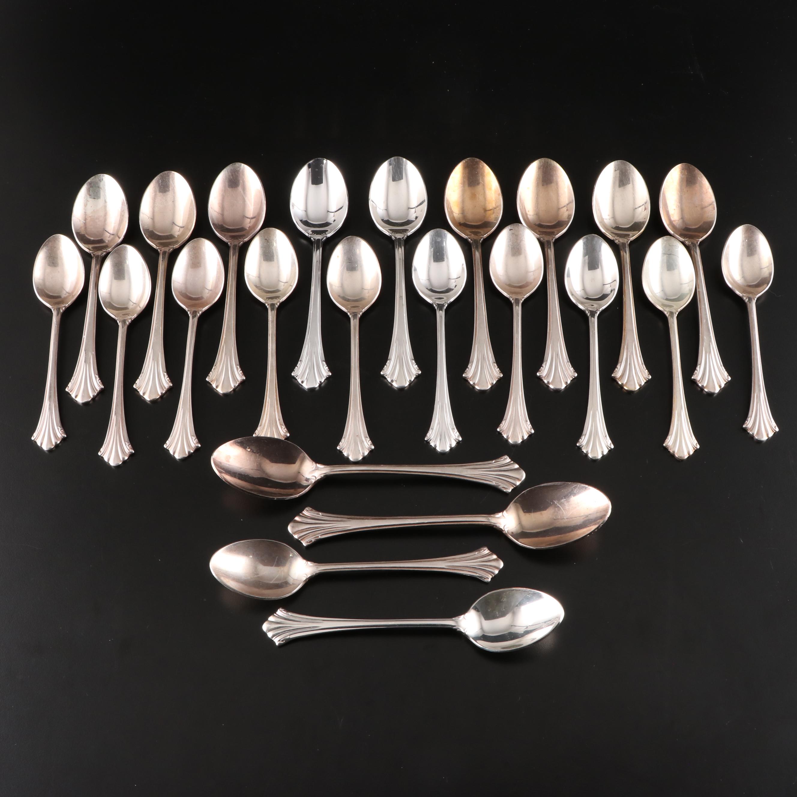 Reed & Barton "Highlands" and Oneida "Classic Shell" Silver Plate Flatware