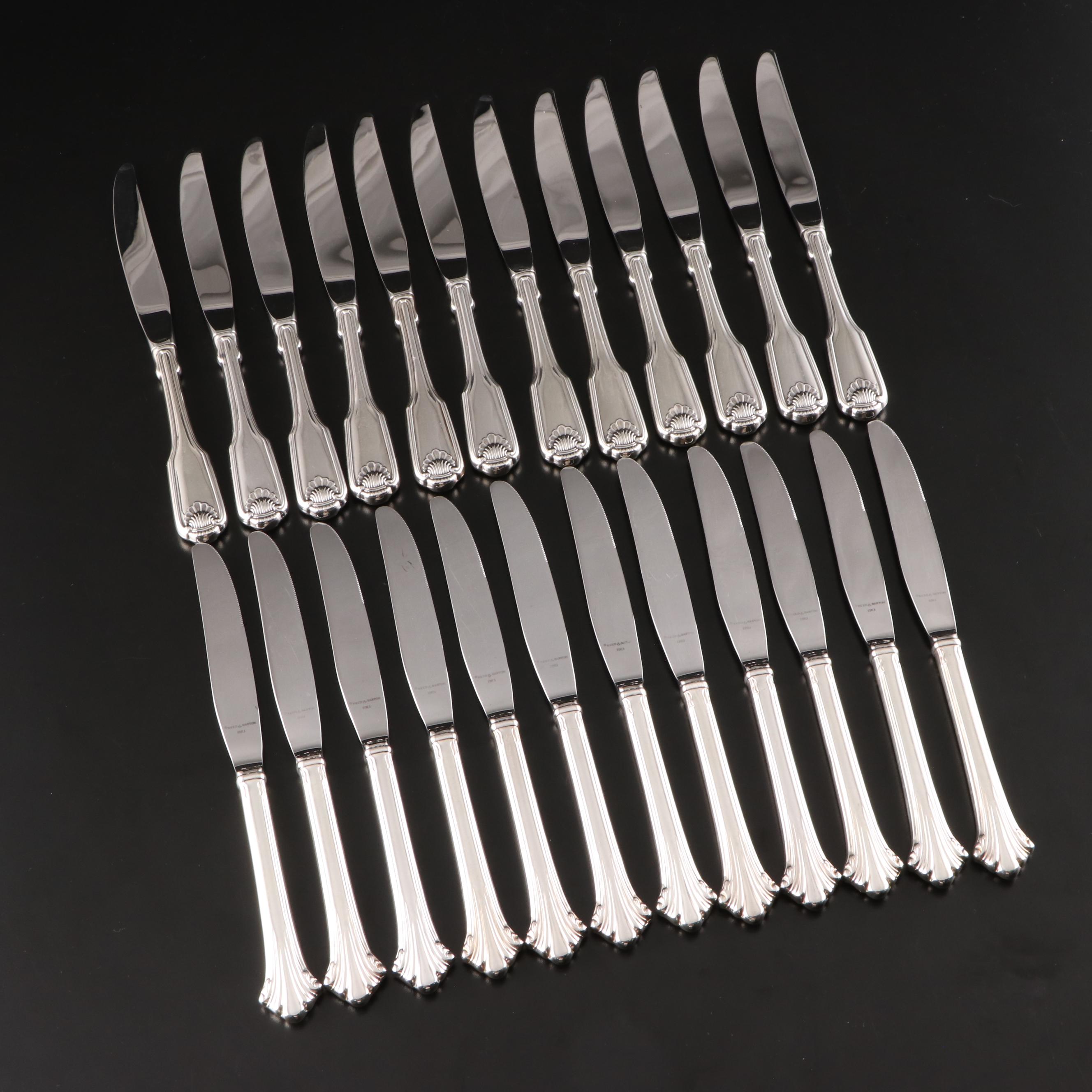 Reed & Barton "Highlands" and Oneida "Classic Shell" Silver Plate Flatware