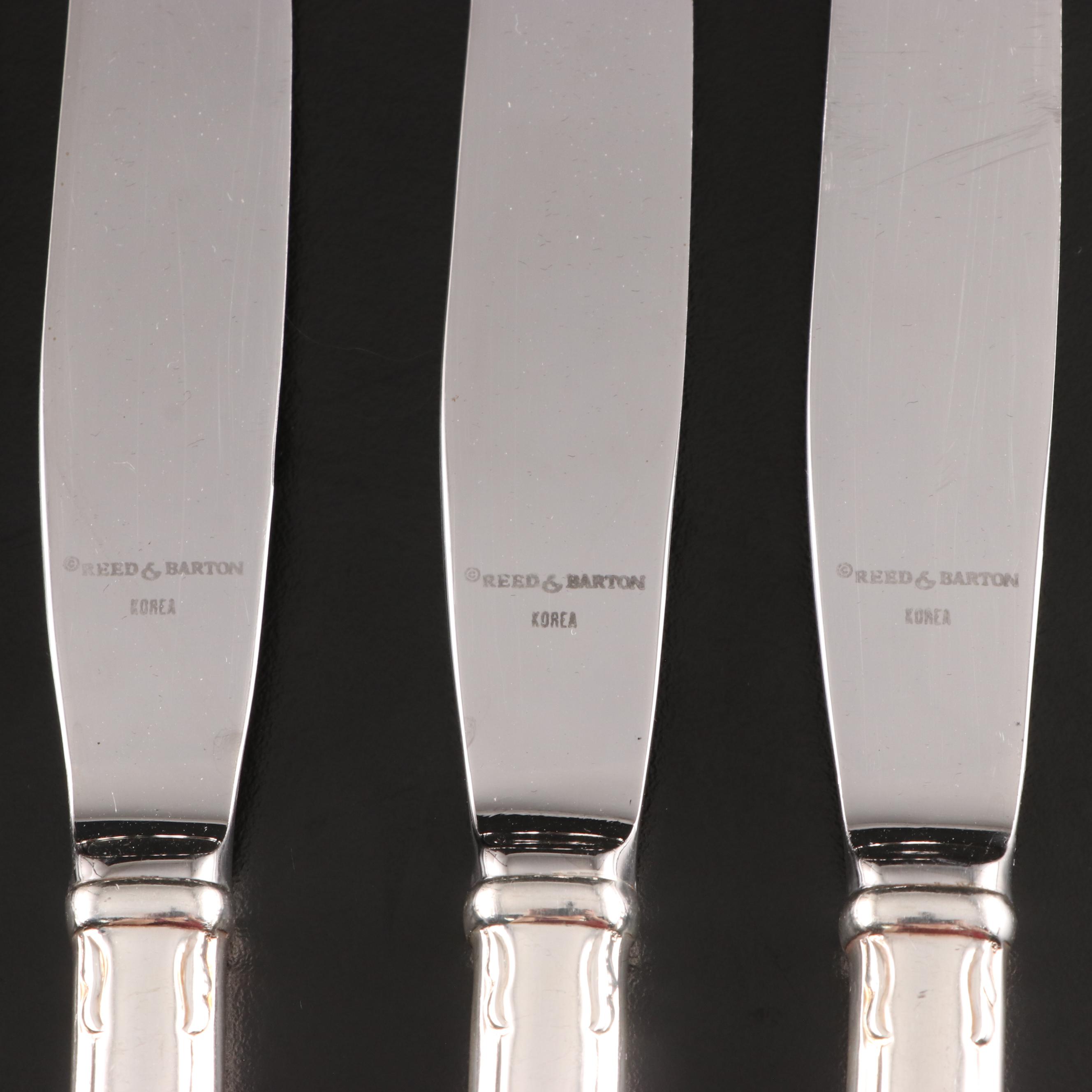 Reed & Barton "Highlands" and Oneida "Classic Shell" Silver Plate Flatware