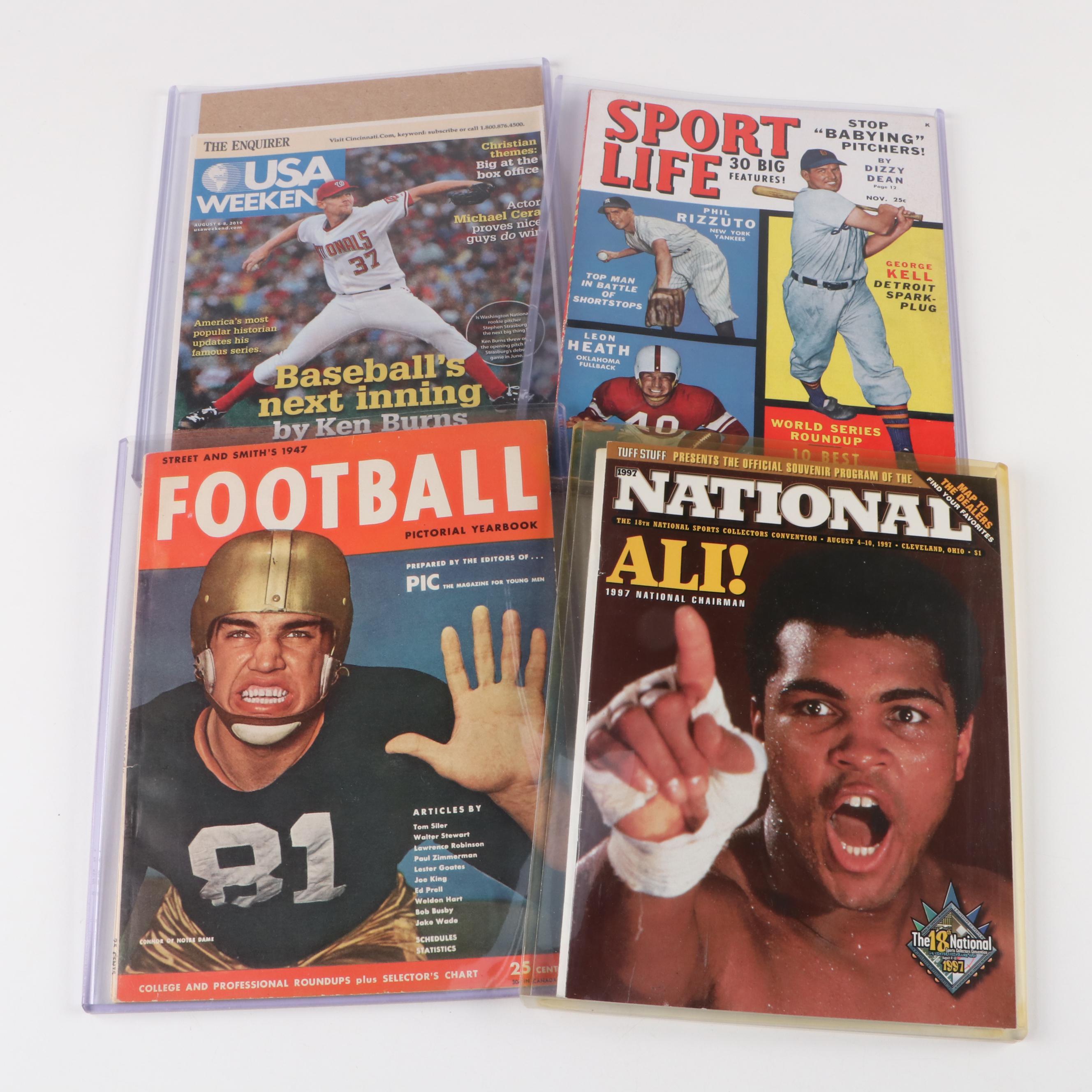 Sports Programs and Magazines with Sport Life, Who's Who and More 1940s–2010s