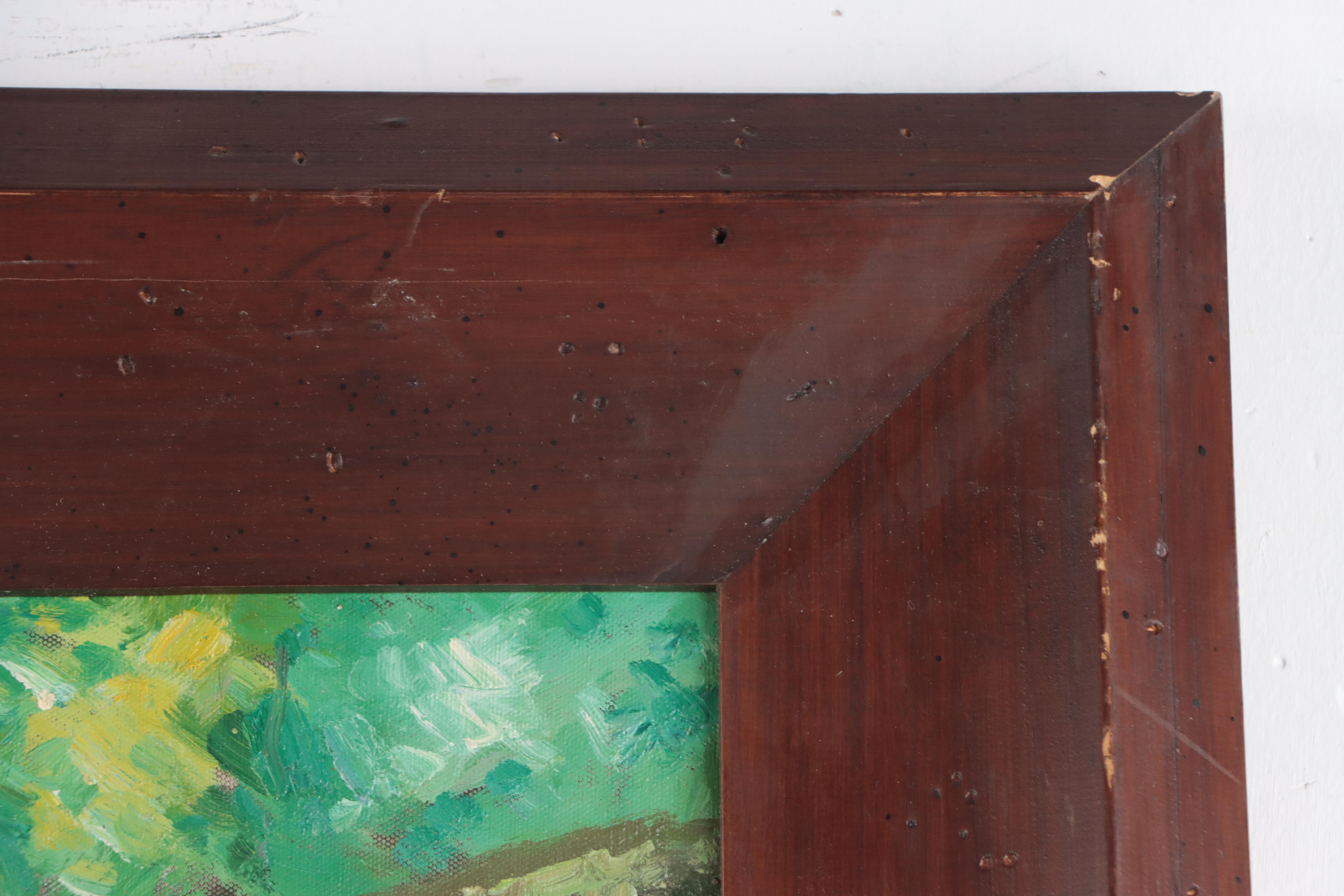 Impressionist Style Oil Painting After Renoir "La Grenouillere"