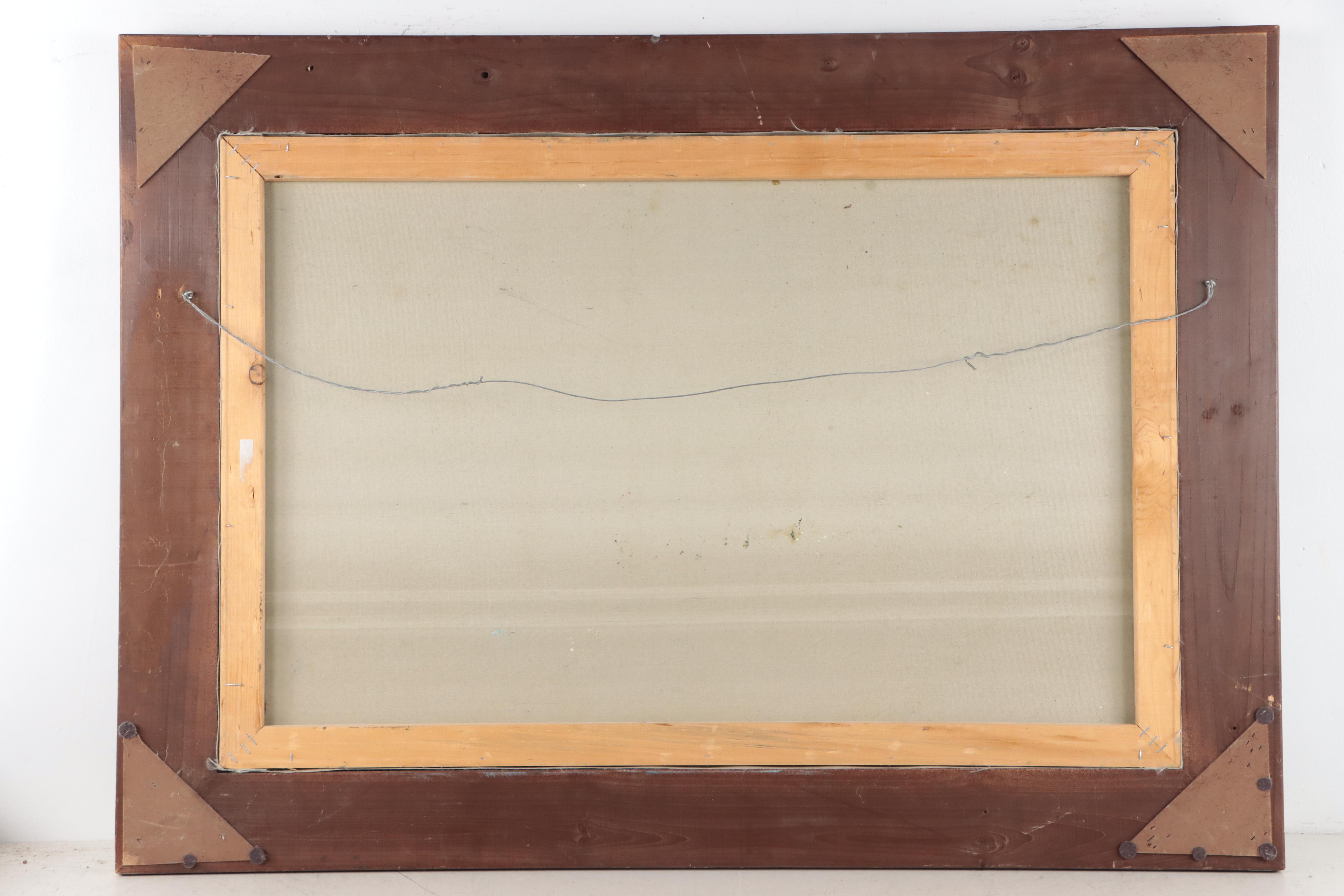 Impressionist Style Oil Painting After Renoir "La Grenouillere"