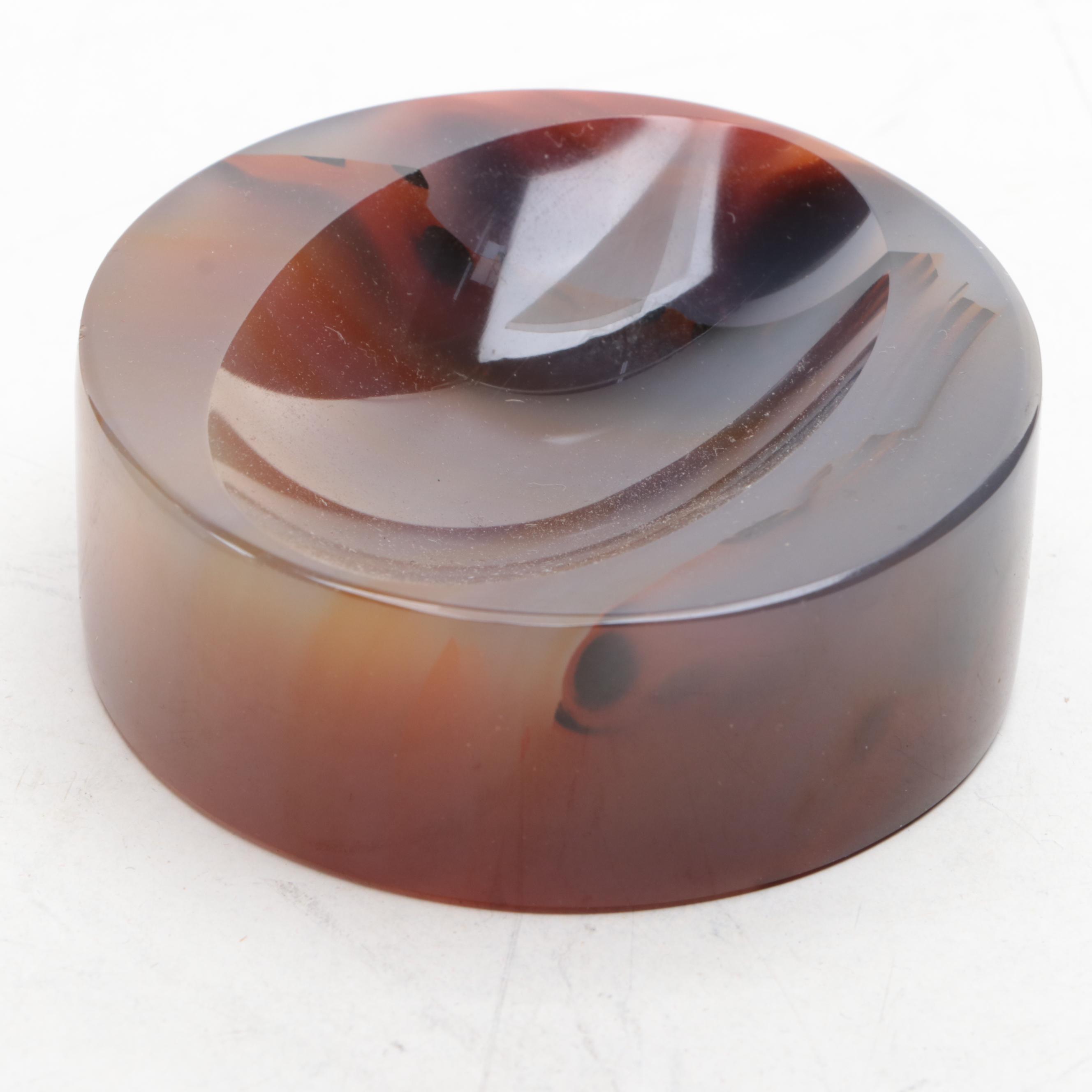 Brazilian and Other Partially Polished and Dyed Agate Specimens